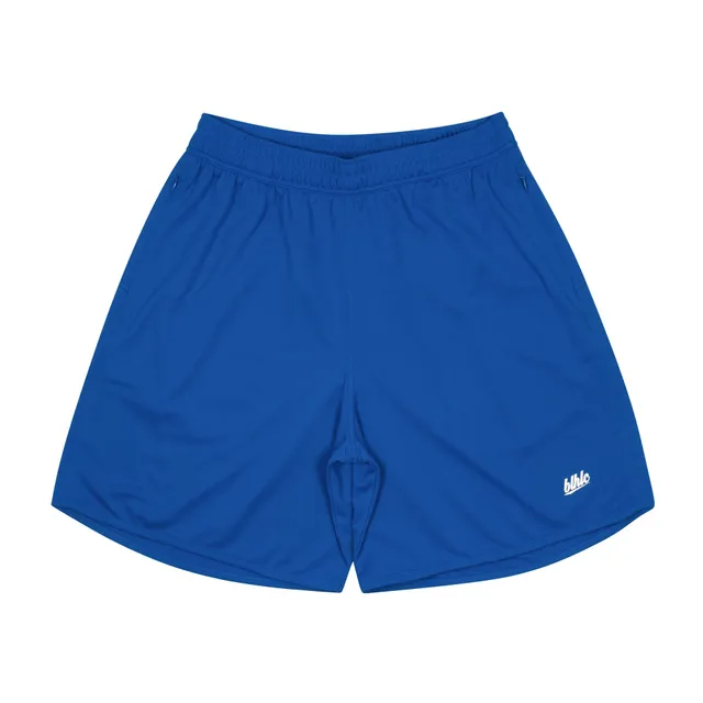 ballaholic-basic-zip-shorts-blau-basketballshorts image 1