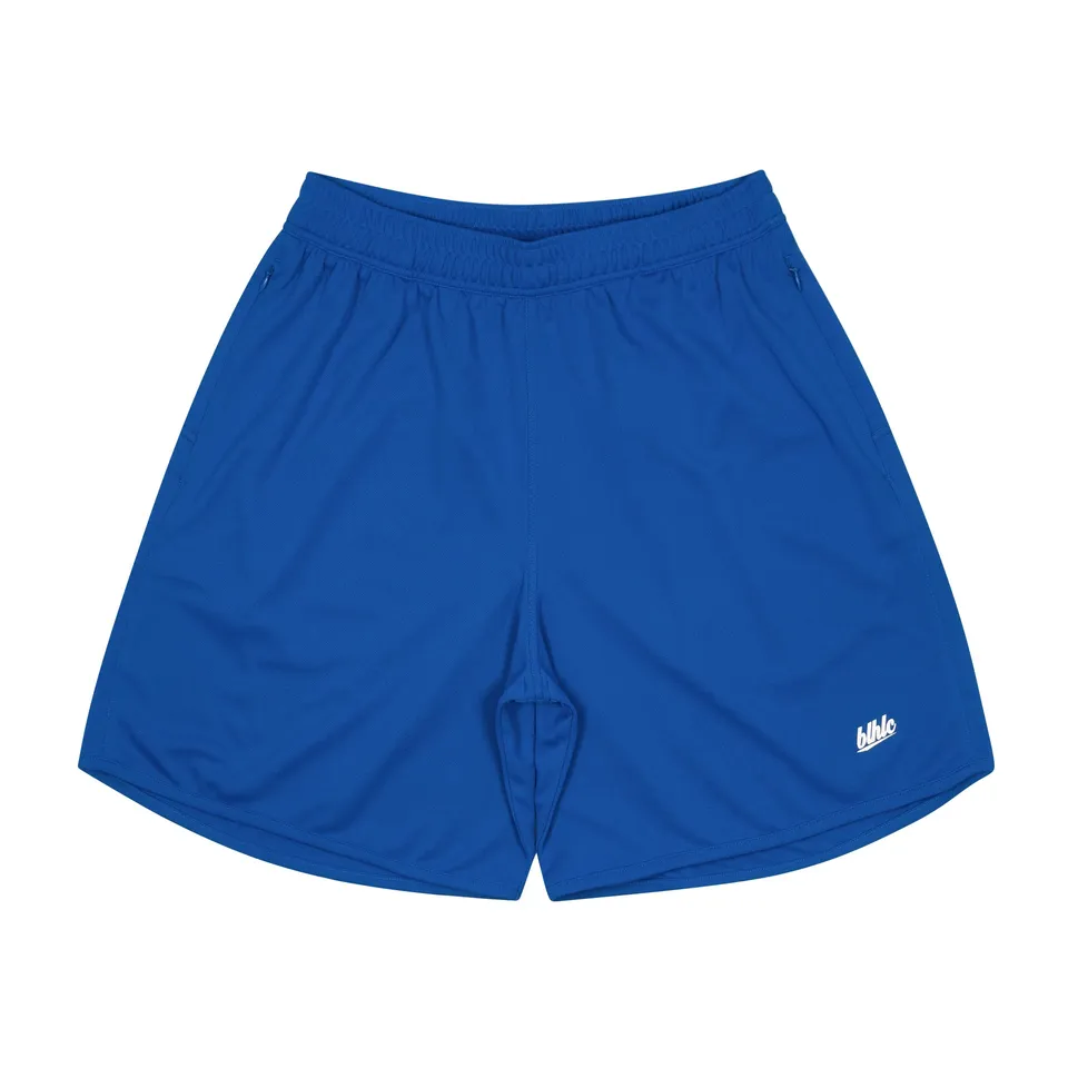 ballaholic-basic-zip-shorts-blau-basketballshorts image 1