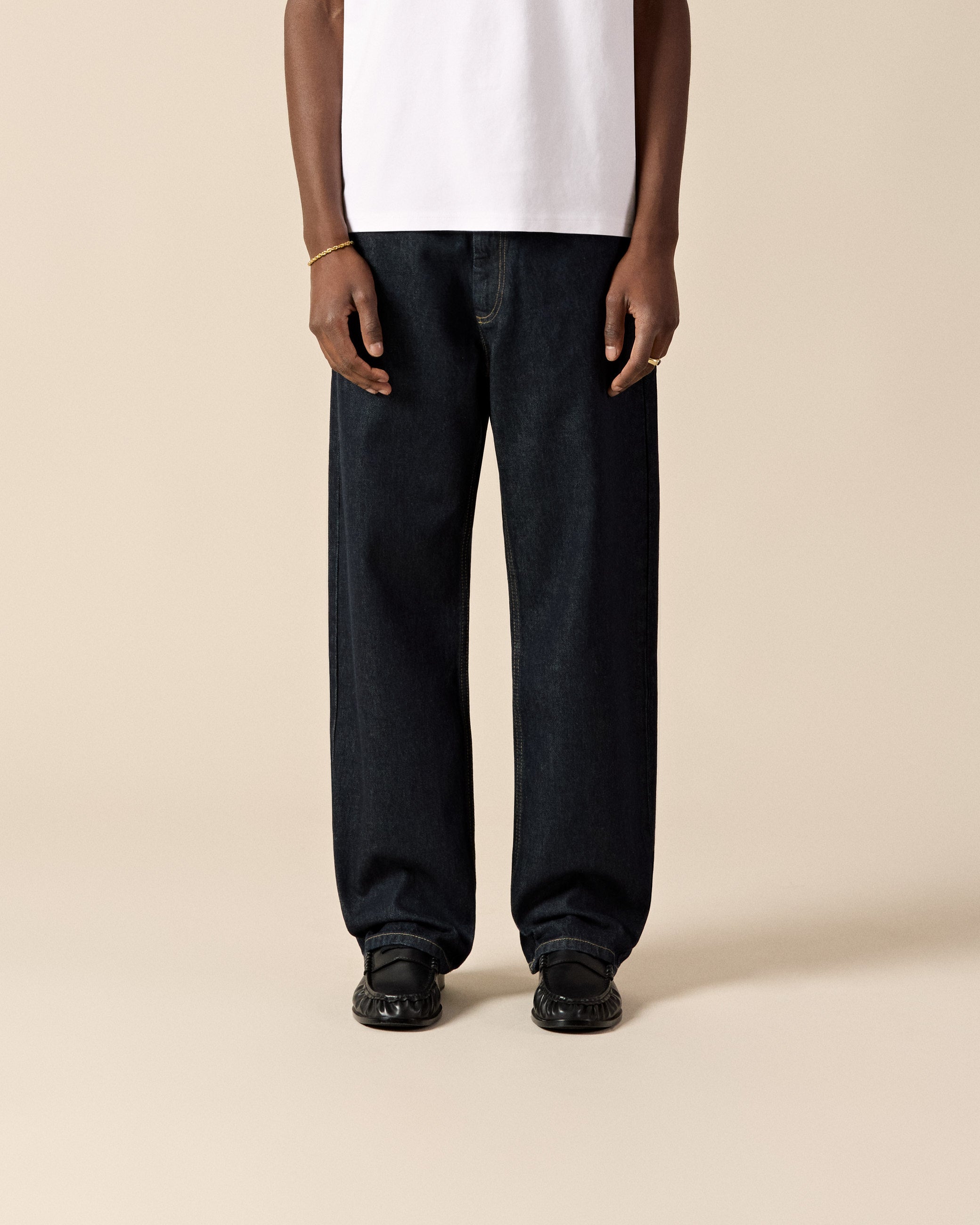 eightyfive-signature-straight-denim-jeans-raw-blue-straight-fit image 3
