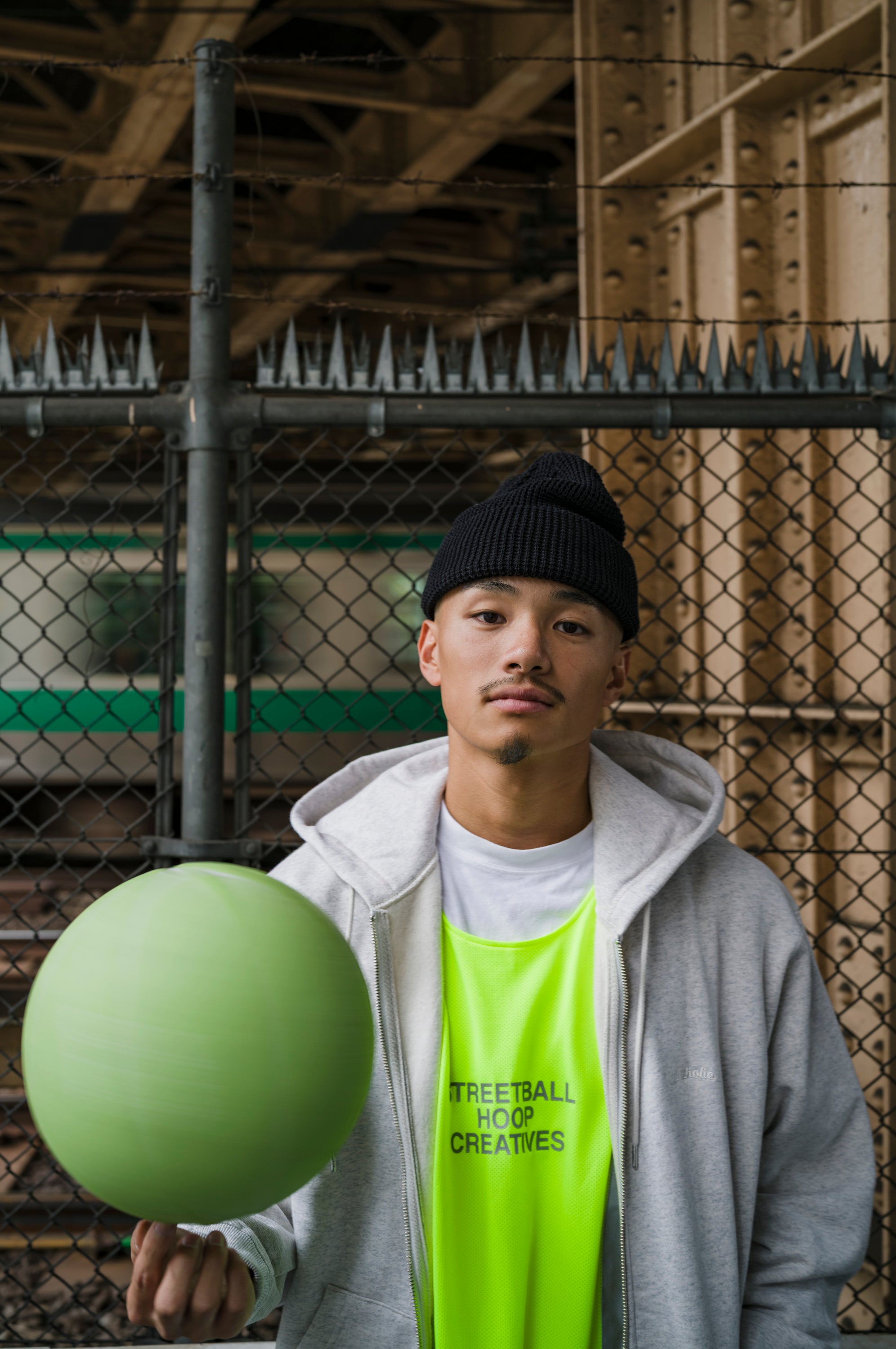 ballaholic-logo-label-beanie-strickm-tze-black-black image 2
