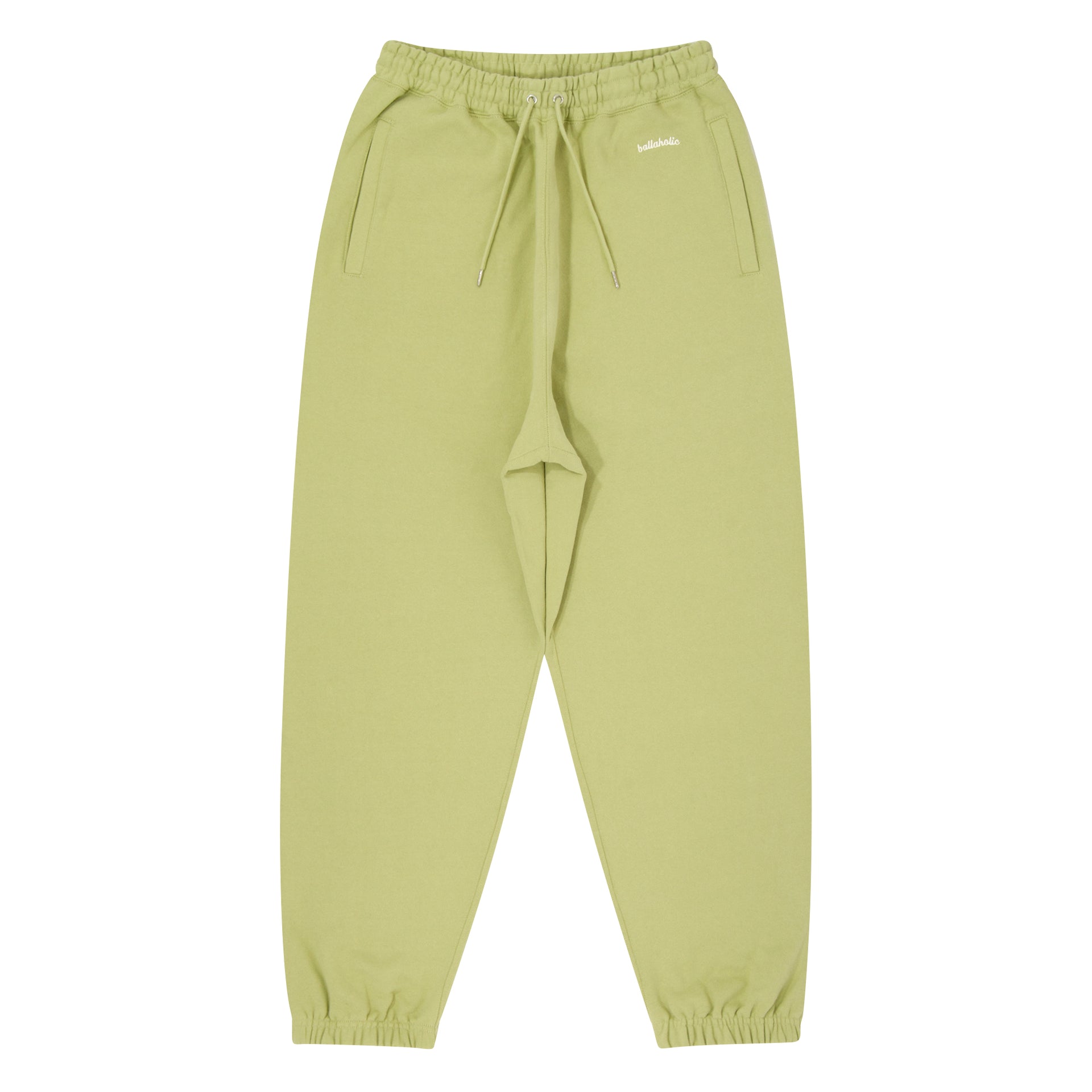 ballaholic-small-logo-sweat-pants-pale-green-stick image 1