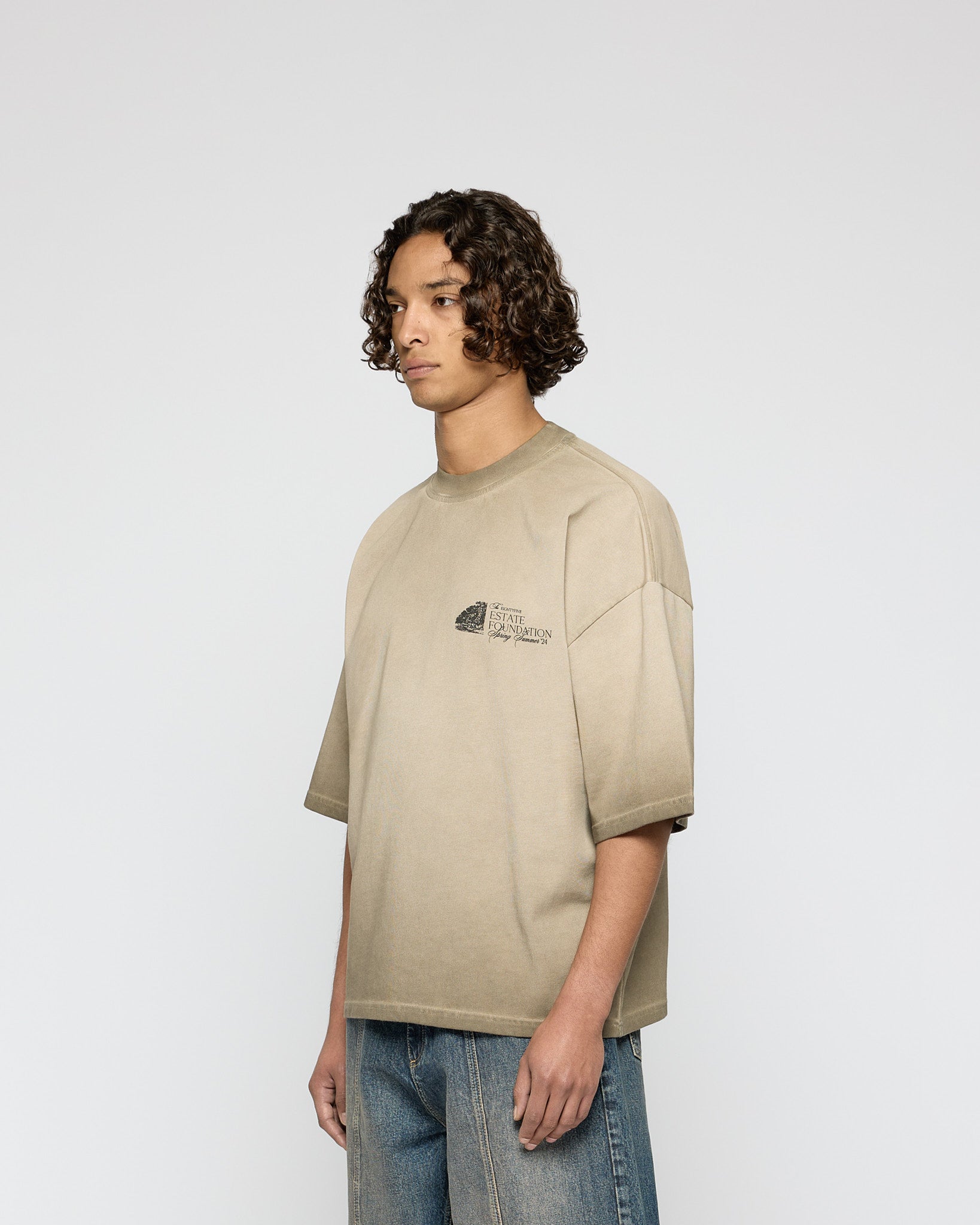eightyfive-estate-cropped-t-shirt-mocha-washed-look image 3