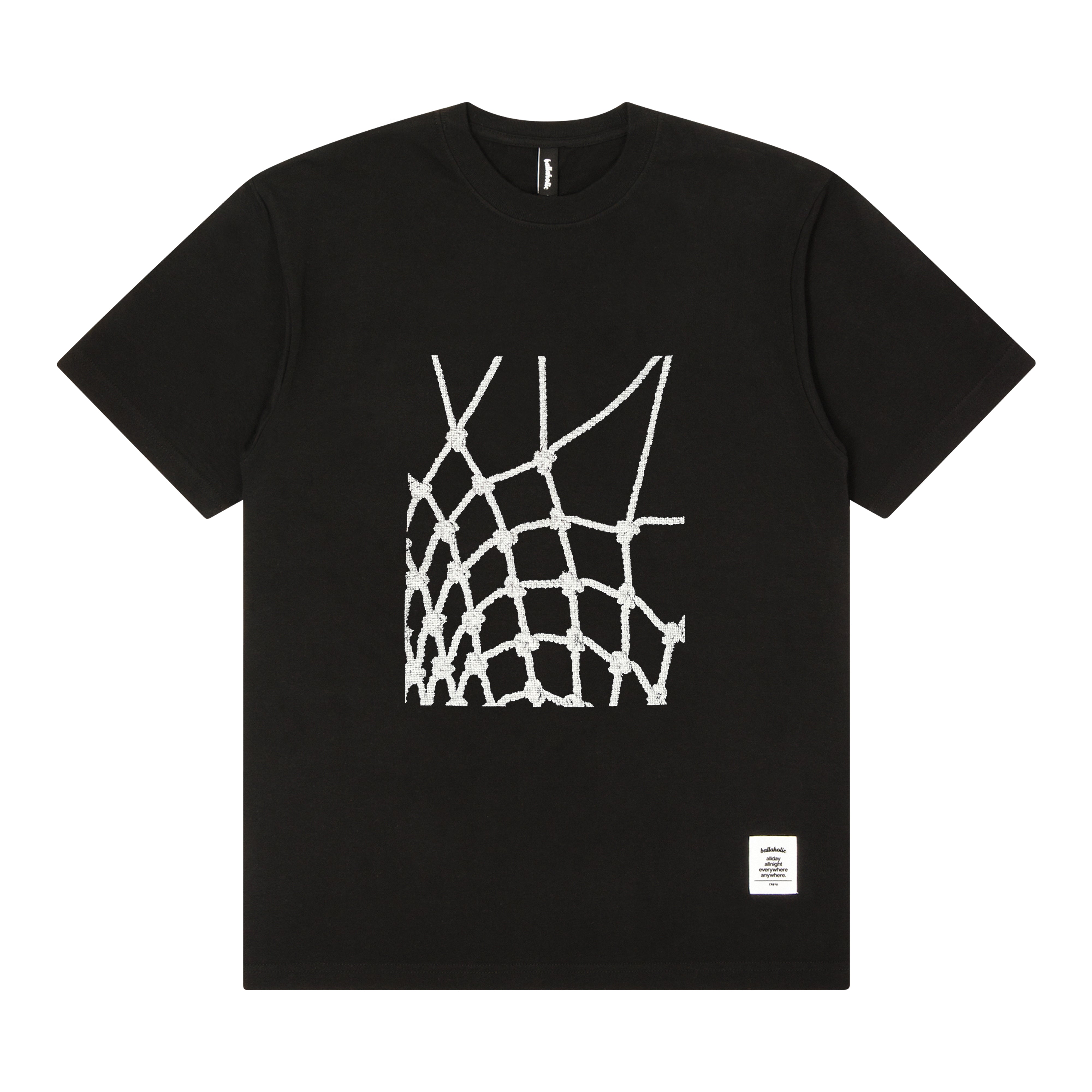 ballaholic-cotton-tees-the-net-tee-t-shirt-schwarz image 1