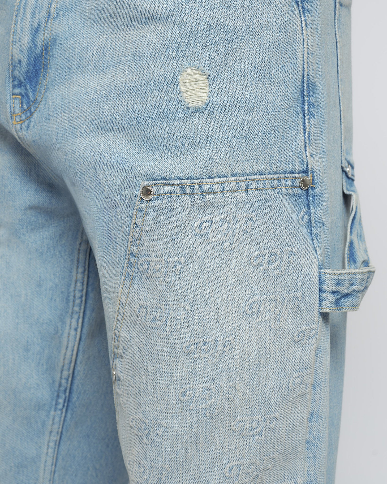 eightyfive-embossed-carpenter-denim-straight-light-wash image 7
