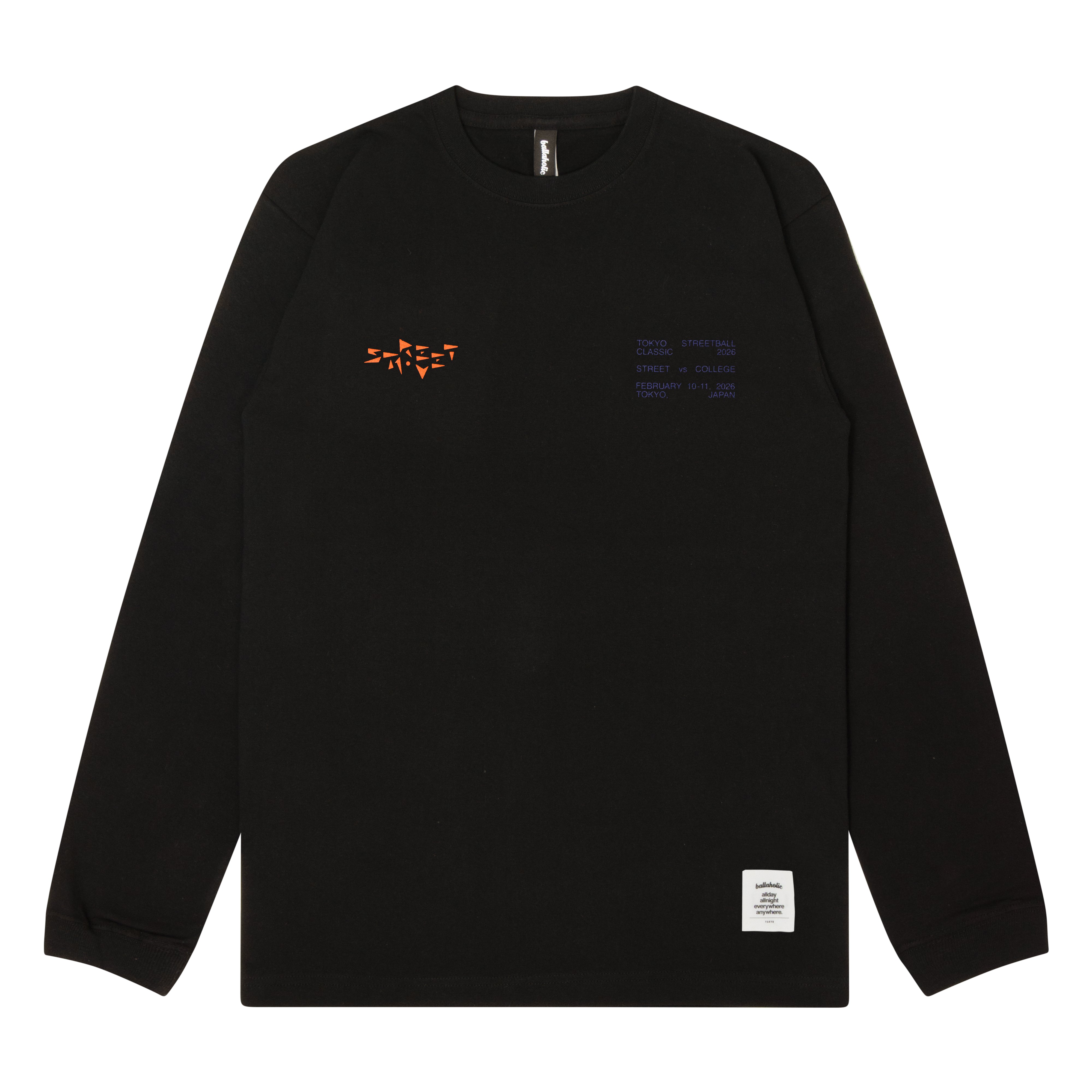 ballaholic-cotton-streetmove-tsc-long-tee-black-grafik image 1