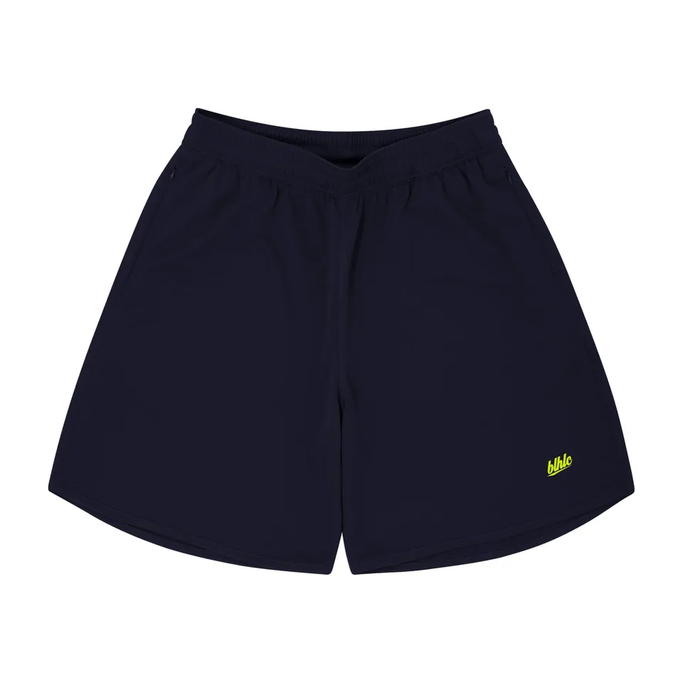ballaholic-basic-zip-shorts-night-sky-neongelb image 1