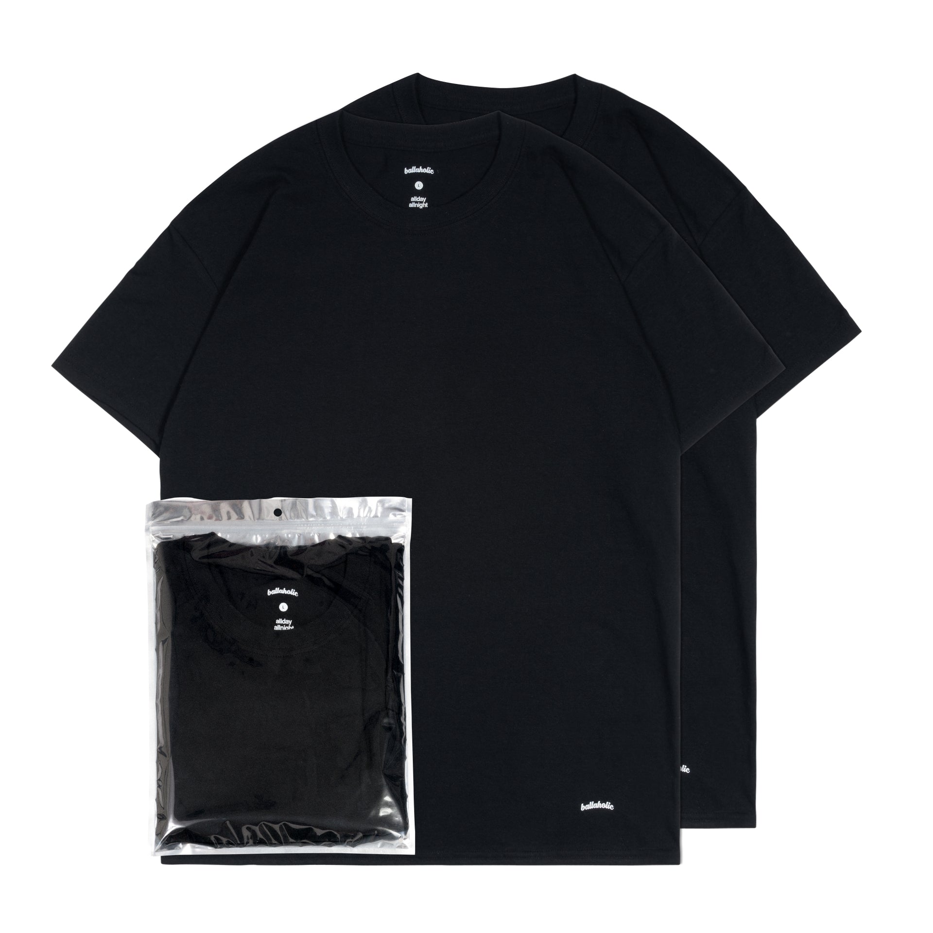 ballaholic-2-pieces-crew-tee-schwarz-2-st-ck image 1