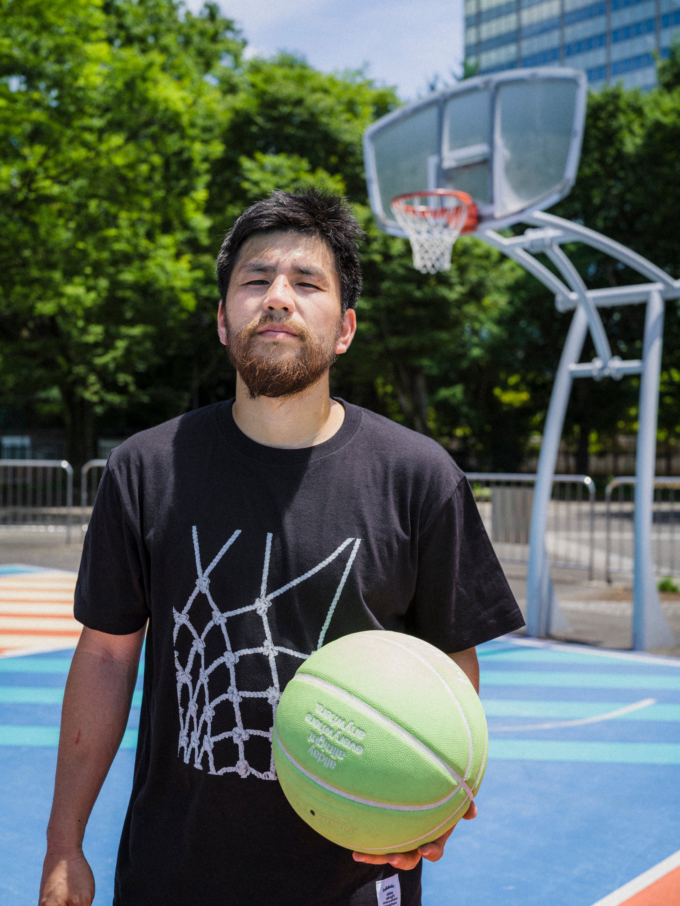 ballaholic-cotton-tees-the-net-tee-t-shirt-schwarz image 2