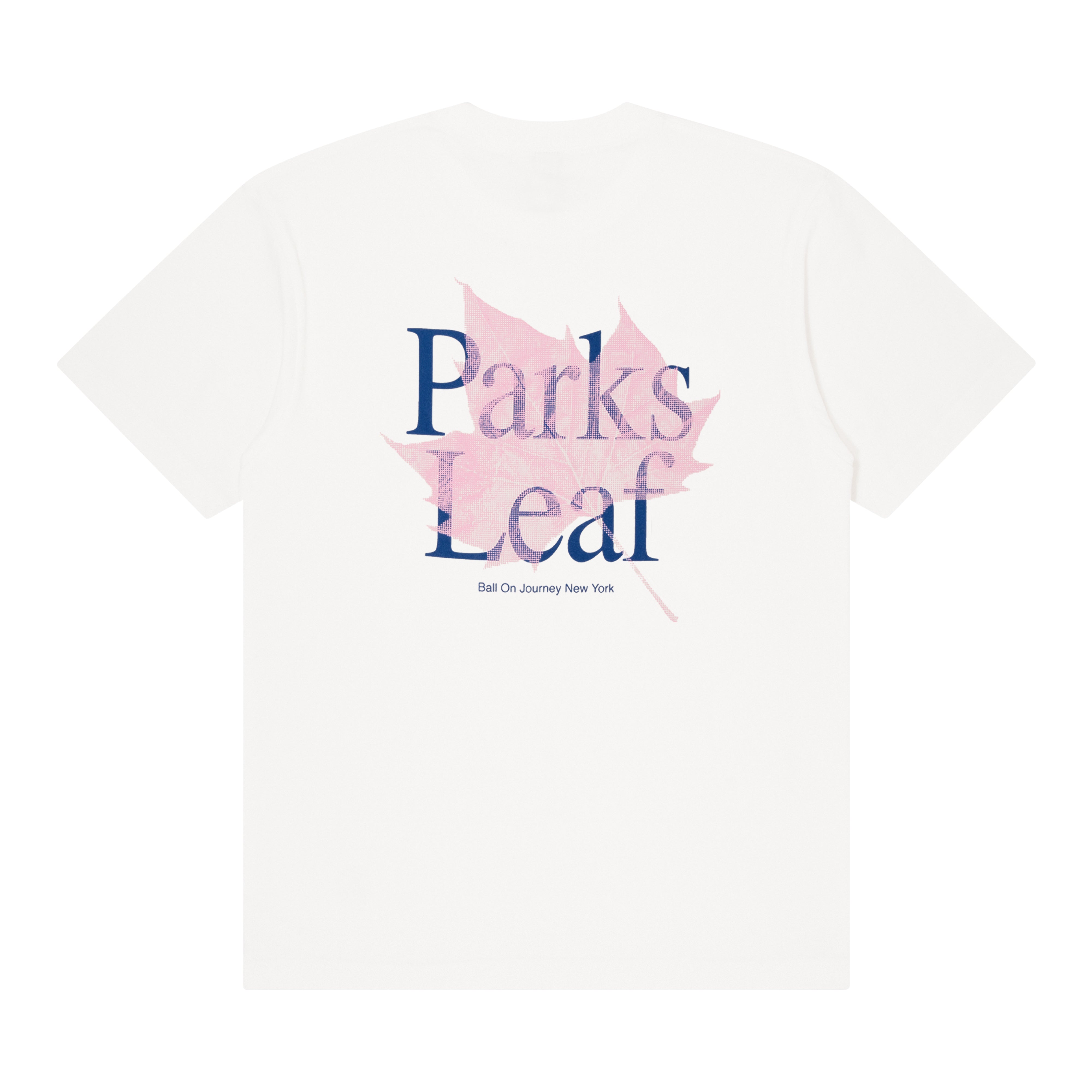 ballaholic-parks-leaf-tee-t-shirt-vanilla-white-grafik image 1