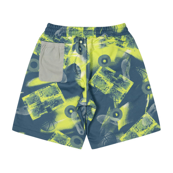 ballaholic-bobbito-1990-2022-hybrid-sweat-shorts-cyan-lime-camo image 2