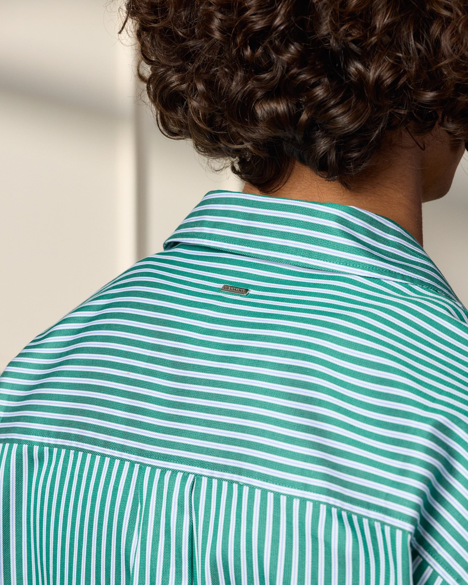 eightyfive-striped-shirt-resort-collar-hemd-green-striped image 7