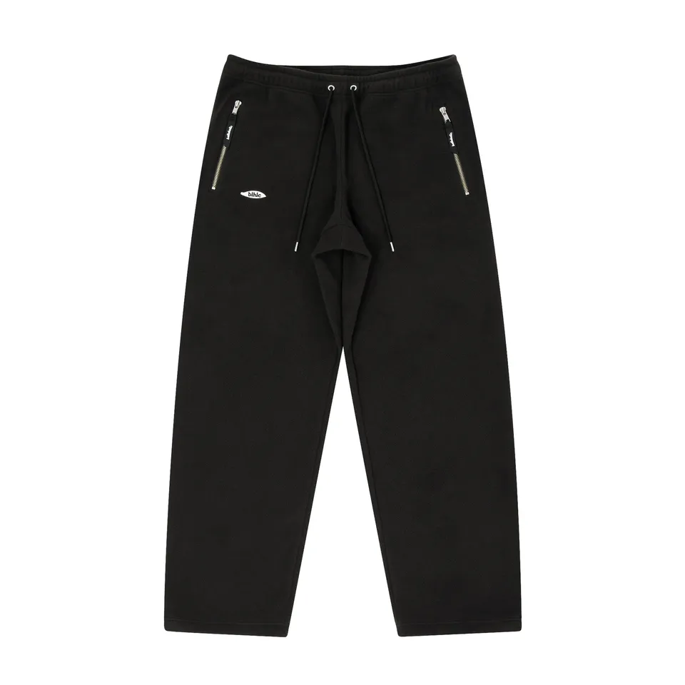 ballaholic-pants-ball-panel-logo-fleece-hose-schwarz image 1