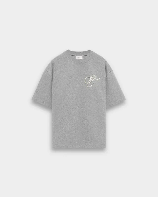 eightyfive-interlock-t-shirt-shirt-grey-melange-oversized image 1