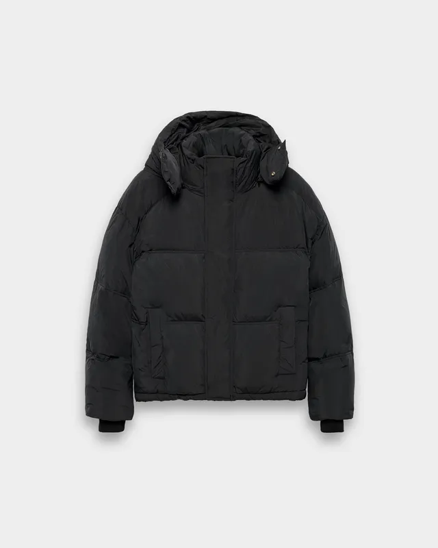 eightyfive-nylon-down-puffer-jacket-black-daunenjacke image 1