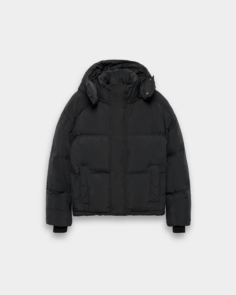 eightyfive-nylon-down-puffer-jacket-black-daunenjacke image 1