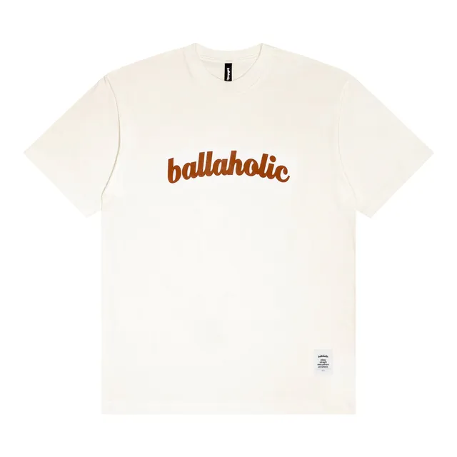 ballaholic-cotton-tees-logo-tee-t-shirt-vanilla-brick image 1
