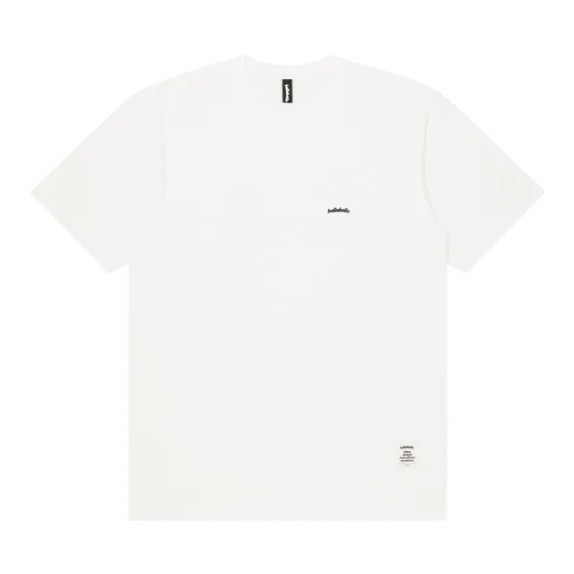 ballaholic-micro-logo-tee-white-black image 1