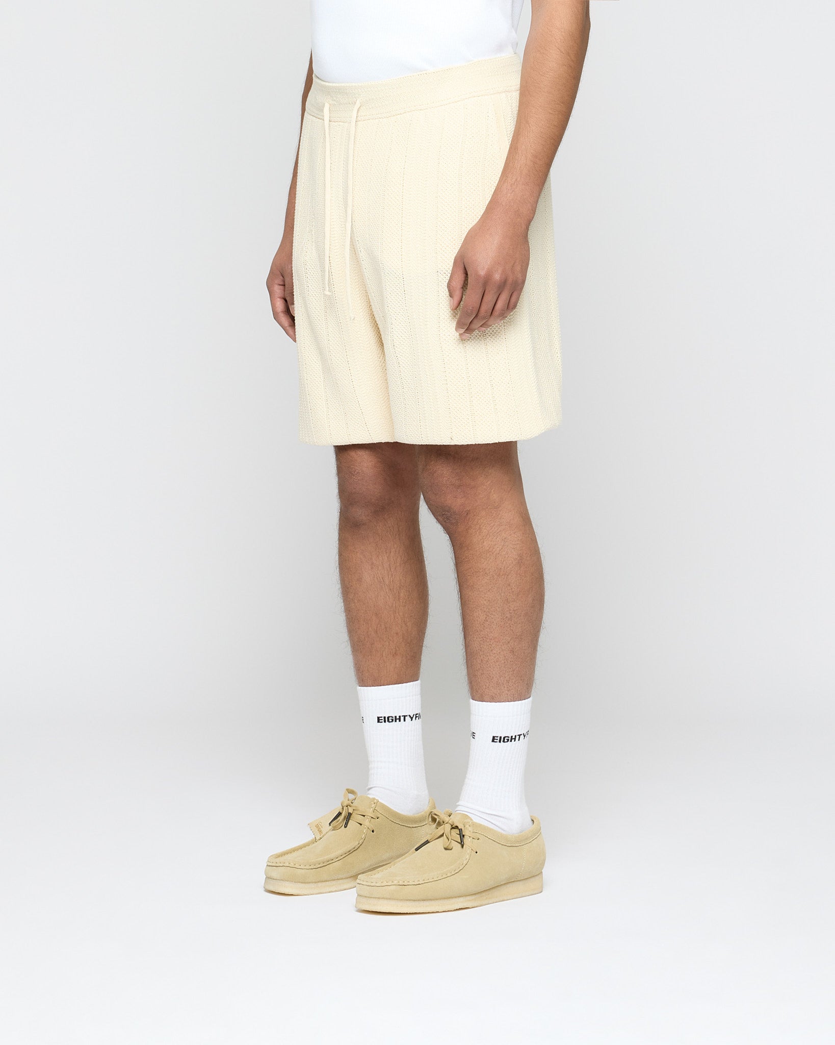 eightyfive-embroidered-knit-shorts-shorts-off-white-baumwolle image 3