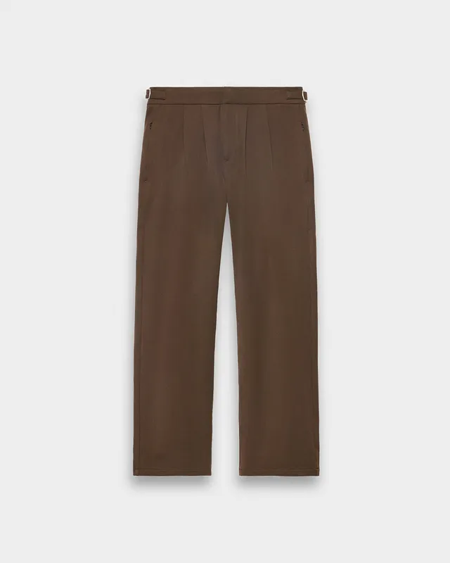 eightyfive-bottoms-pleated-regular-tailored-pants-v2-hose-braun-31 image 1
