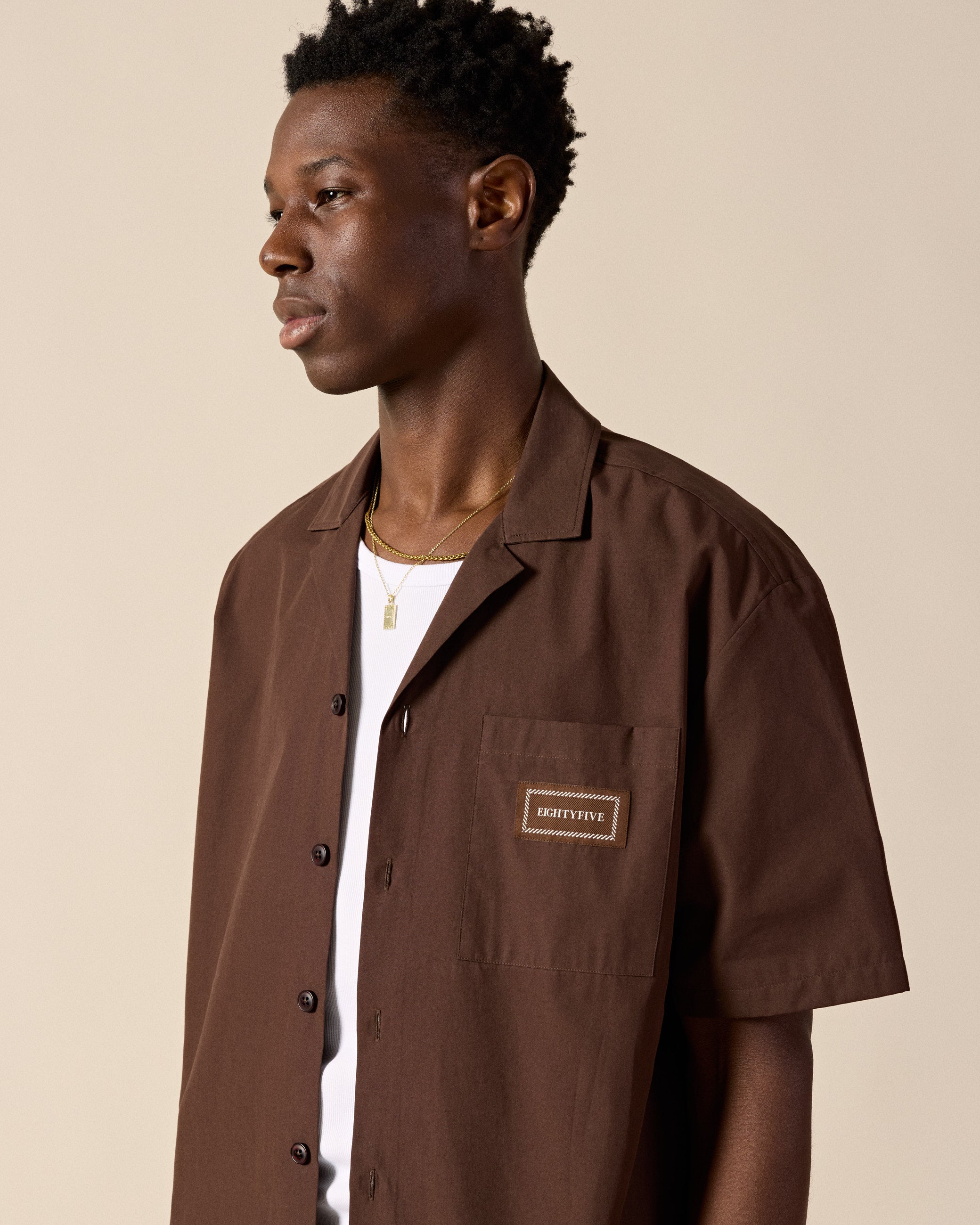 eightyfive-tops-resort-shirt-hemd-brown-m image 7