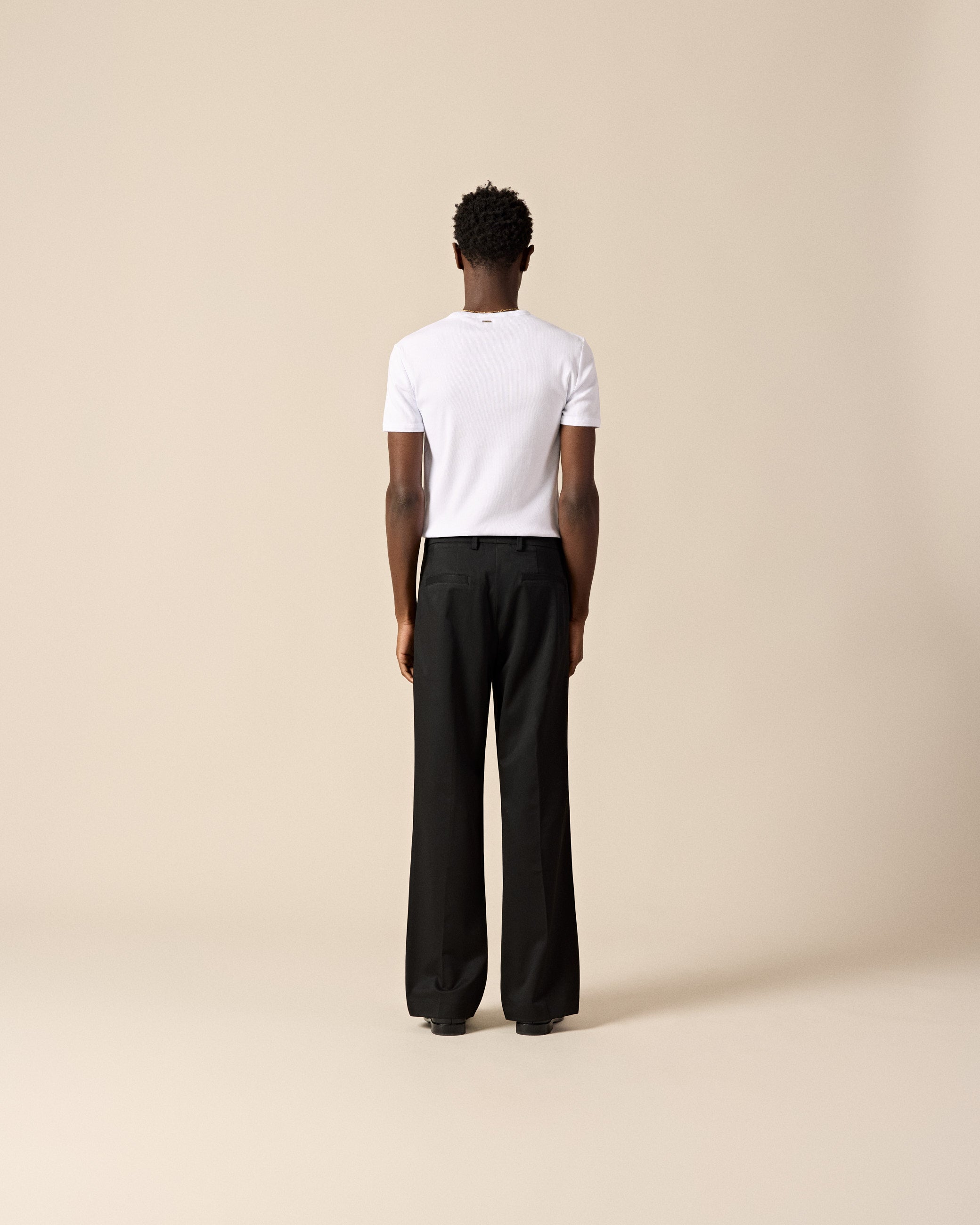 eightyfive-bottoms-flared-tailored-pants-black-elasthan image 5