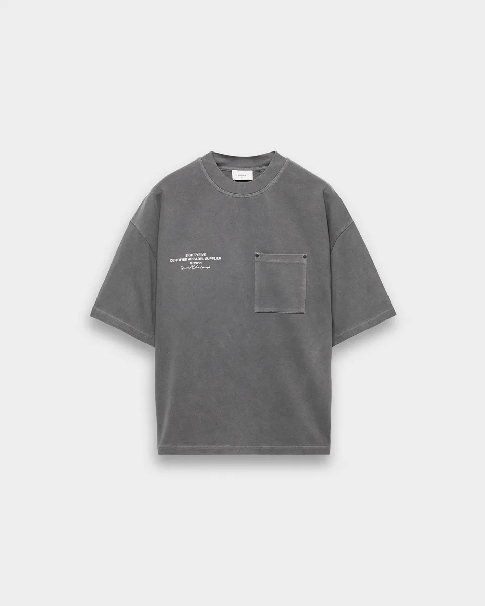 eightyfive-tops-united-cropped-t-shirt-stone-grey-m image 1