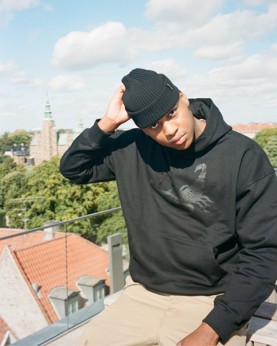 le-fix-scorpion-hoodie-schwarz-box-fit image 3