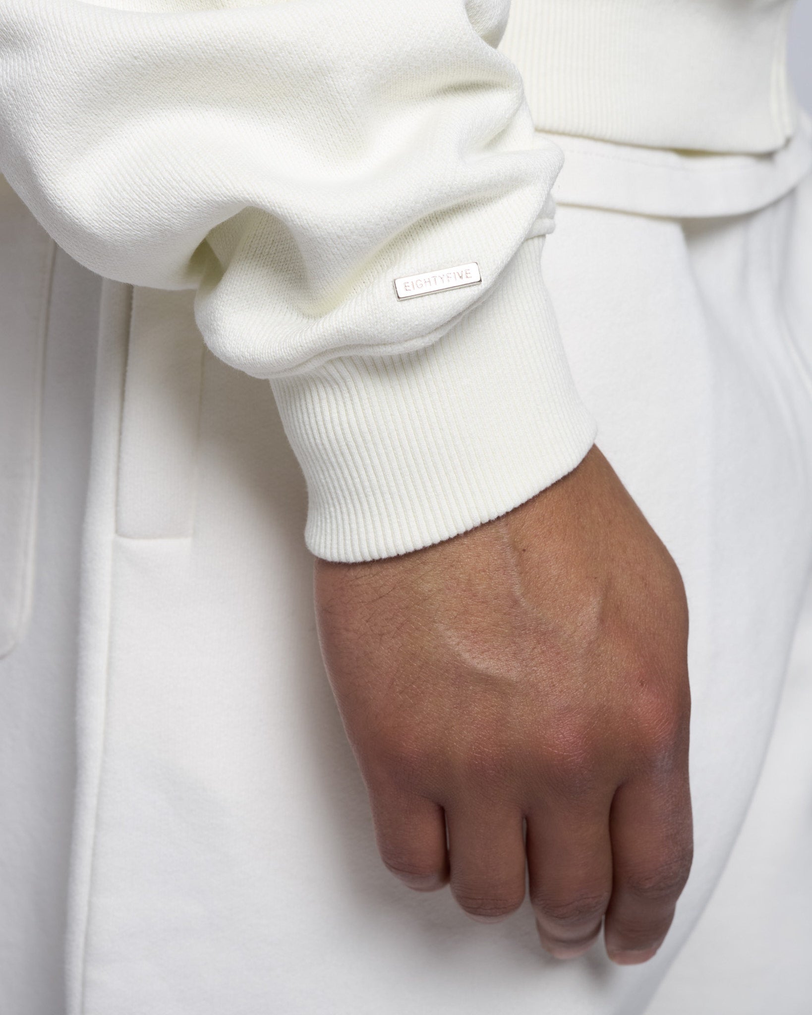 eightyfive-tops-signature-oversized-zip-hoodie-off-white-baumwolle image 6
