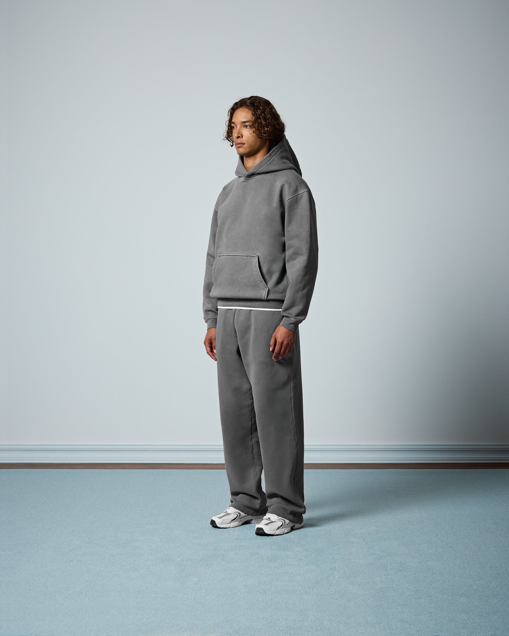 eightyfive-signature-heavy-hoodie-hoodie-stone-grey-490gsm image 5