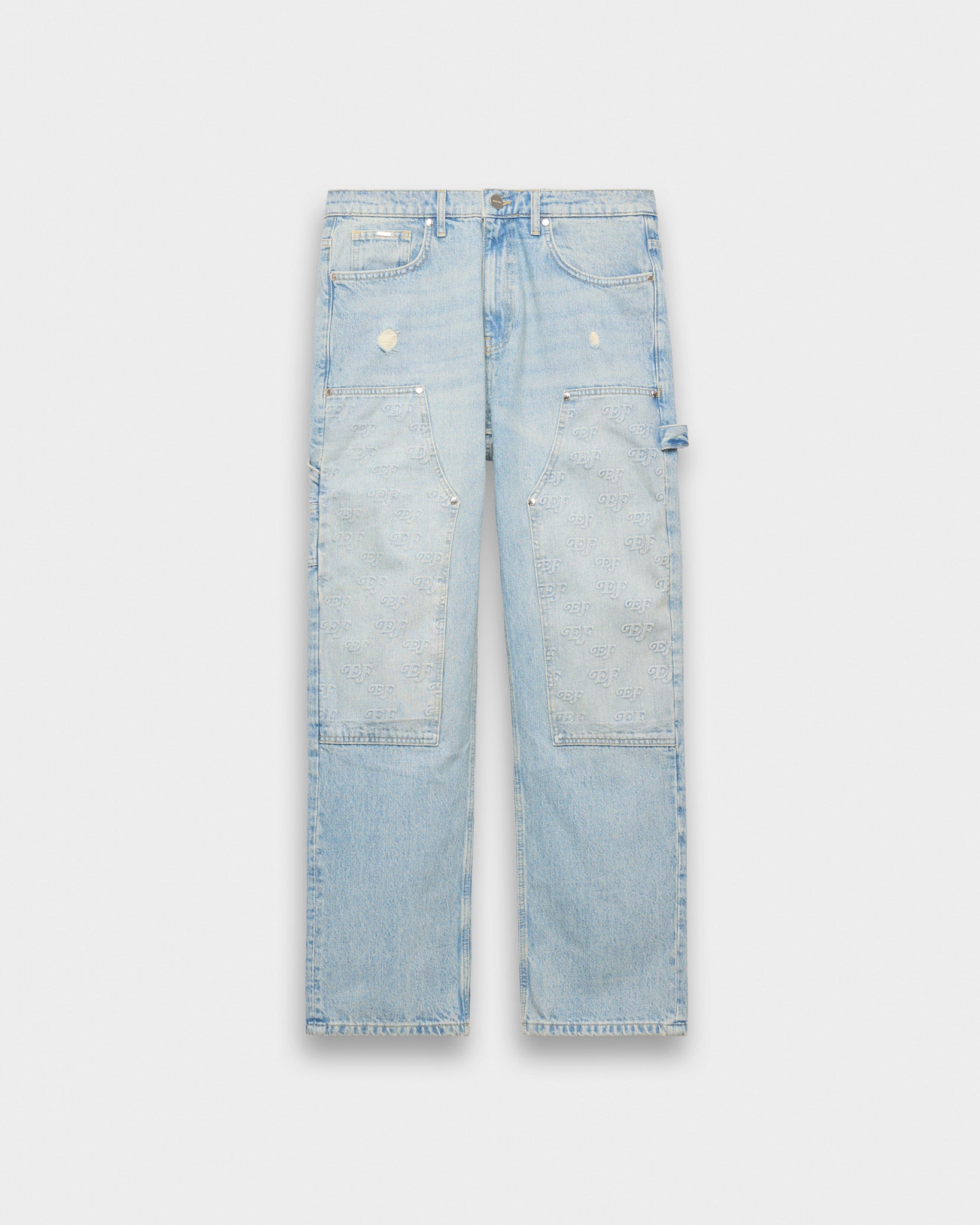 eightyfive-embossed-carpenter-denim-straight-light-wash image 1