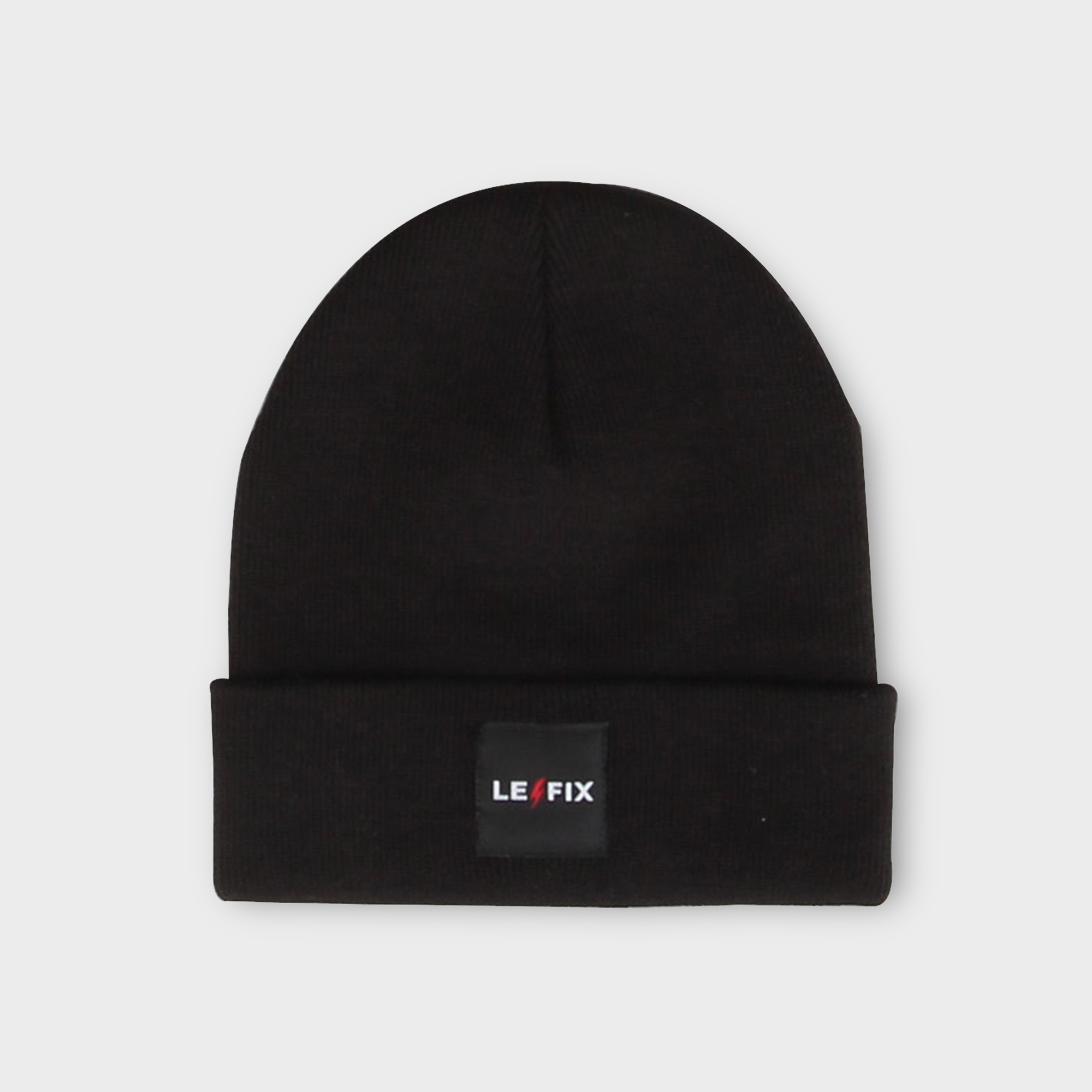 le-fix-tall-lightning-beanie-m-tze-schwarz-lang image 1