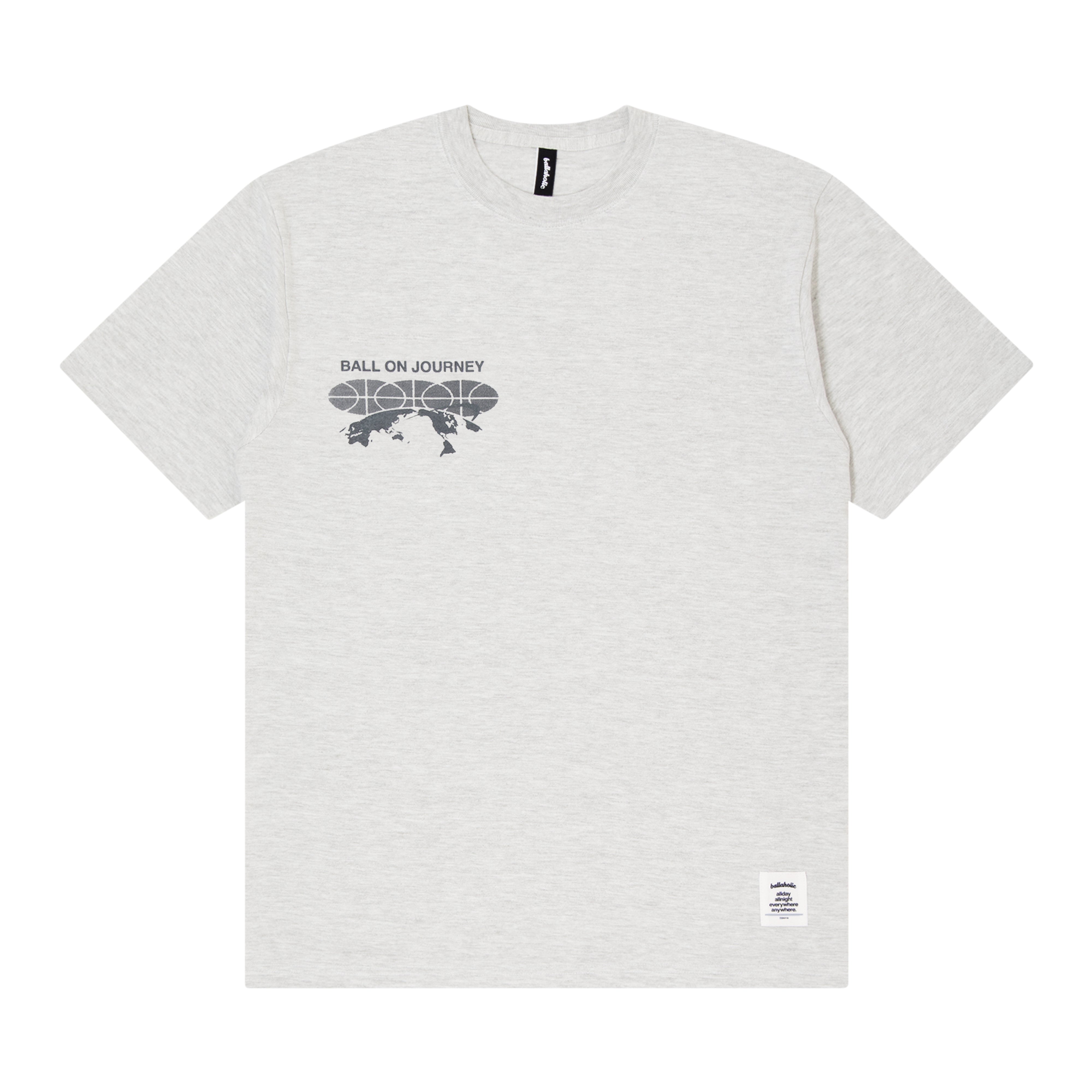 ballaholic-boj-2025-baumwoll-t-shirt-ash-grau image 1