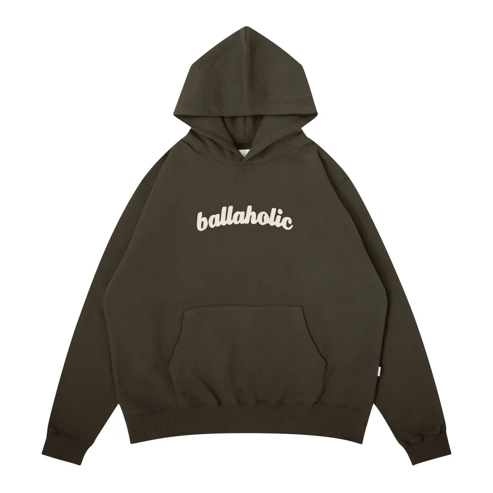 ballaholic-logo-sweat-hoodie-kapuzenpullover-chocolate image 1