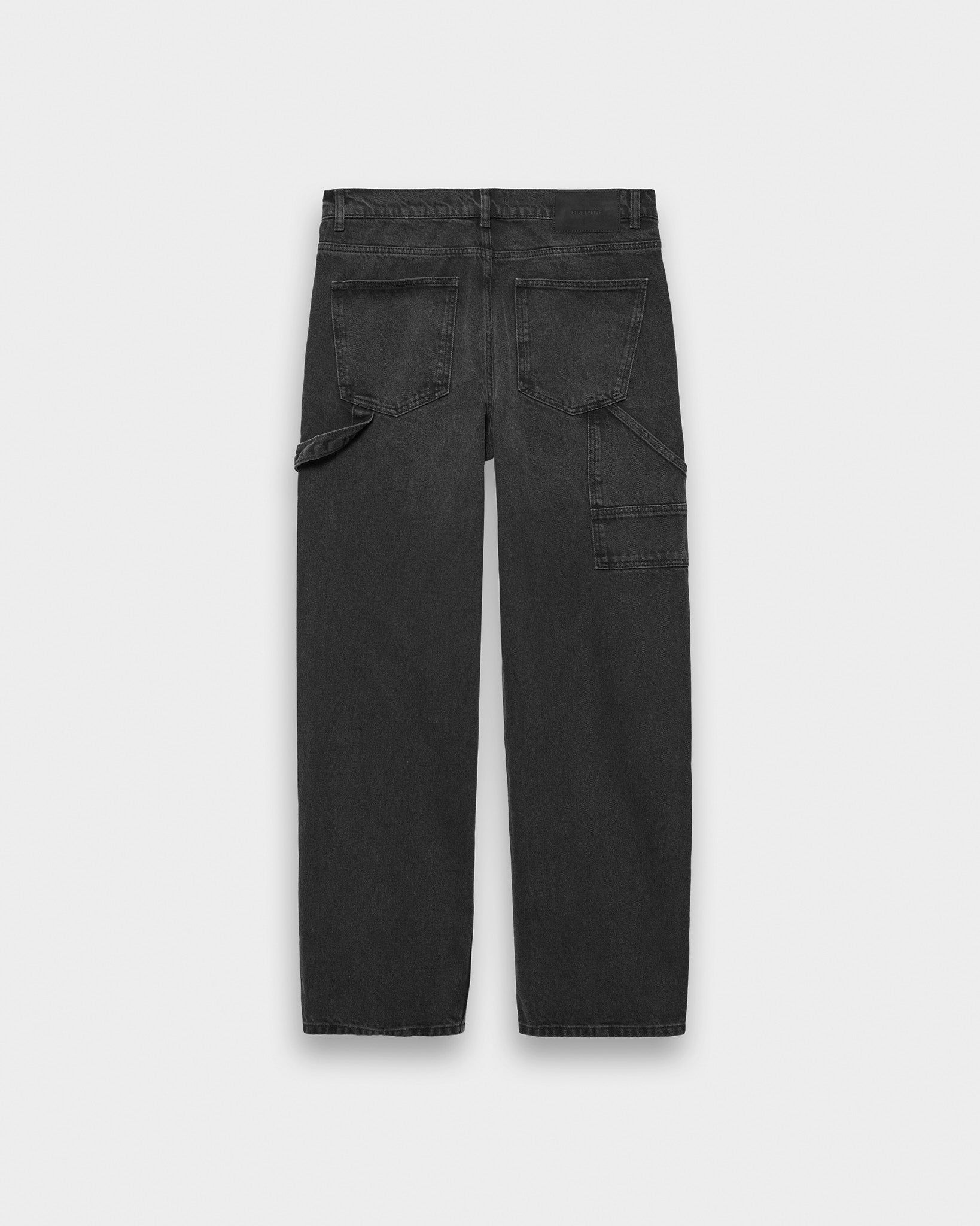 eightyfive-baggy-carpenter-denim-jeans-black-washed-baggy image 2