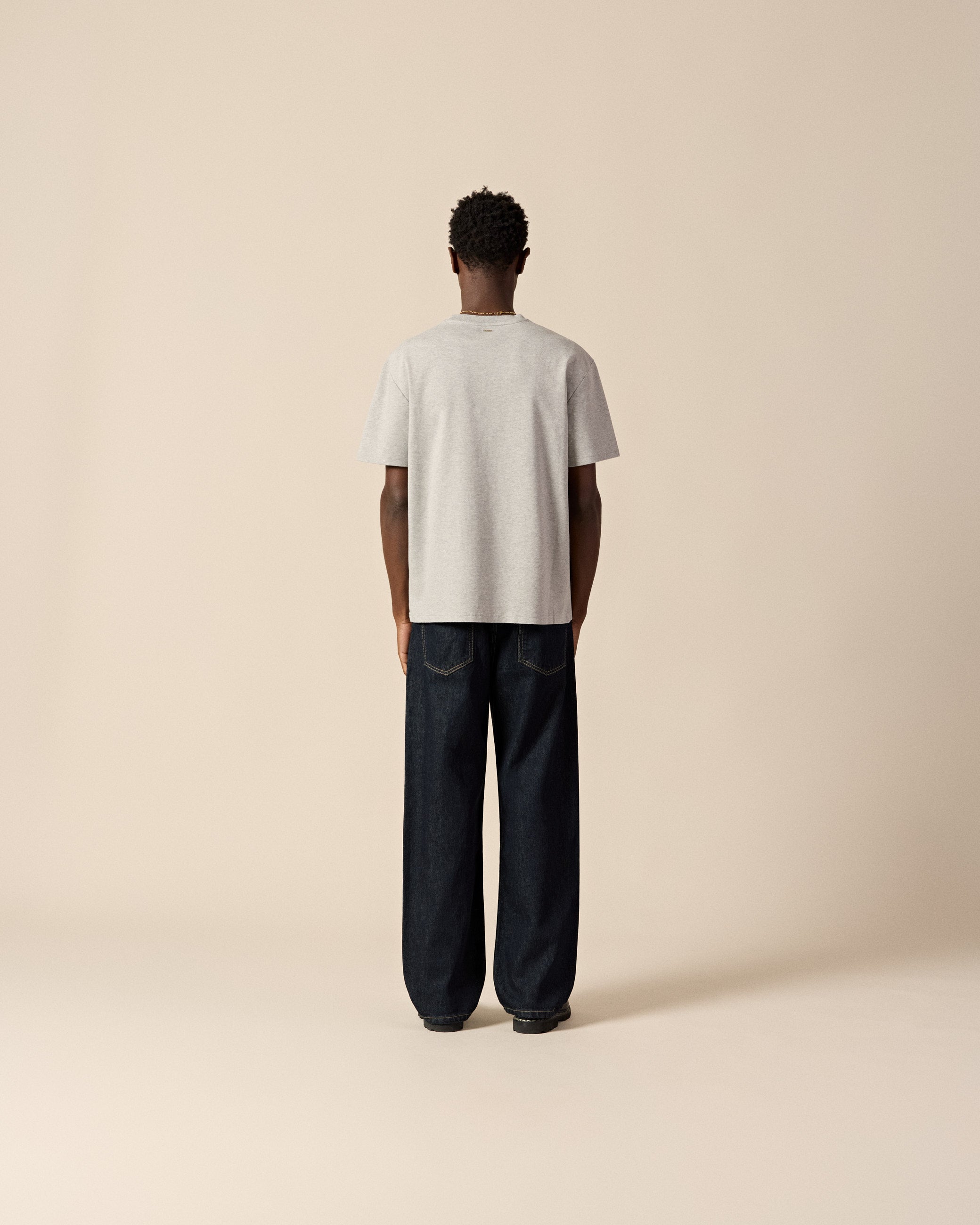 eightyfive-signature-regular-t-shirt-ash-grey-baumwolle image 5
