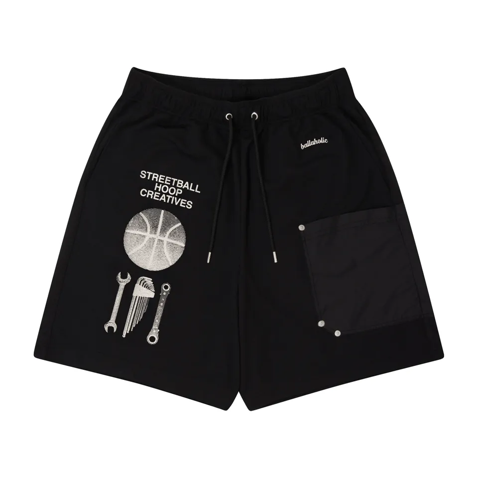 ballaholic-shorts-shc-tool-pocket-shorts-schwarz-reflektor image 1