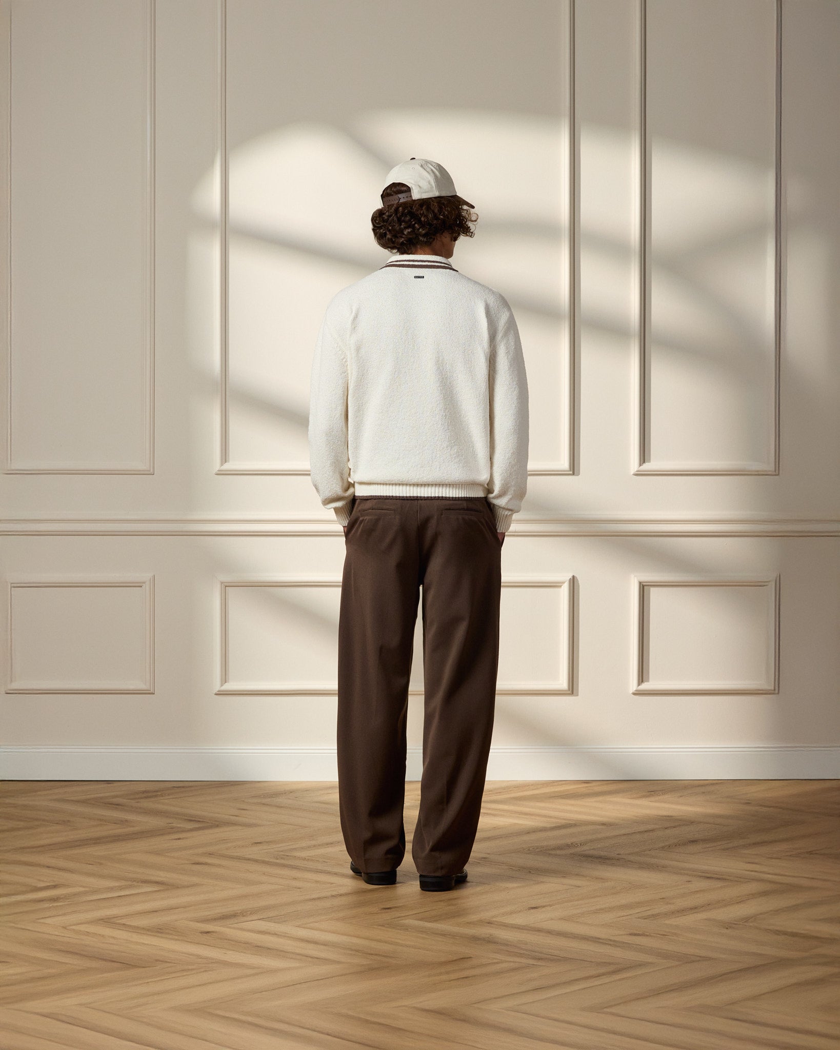 eightyfive-boucle-polo-longsleeve-polo-offwhite-regular image 5