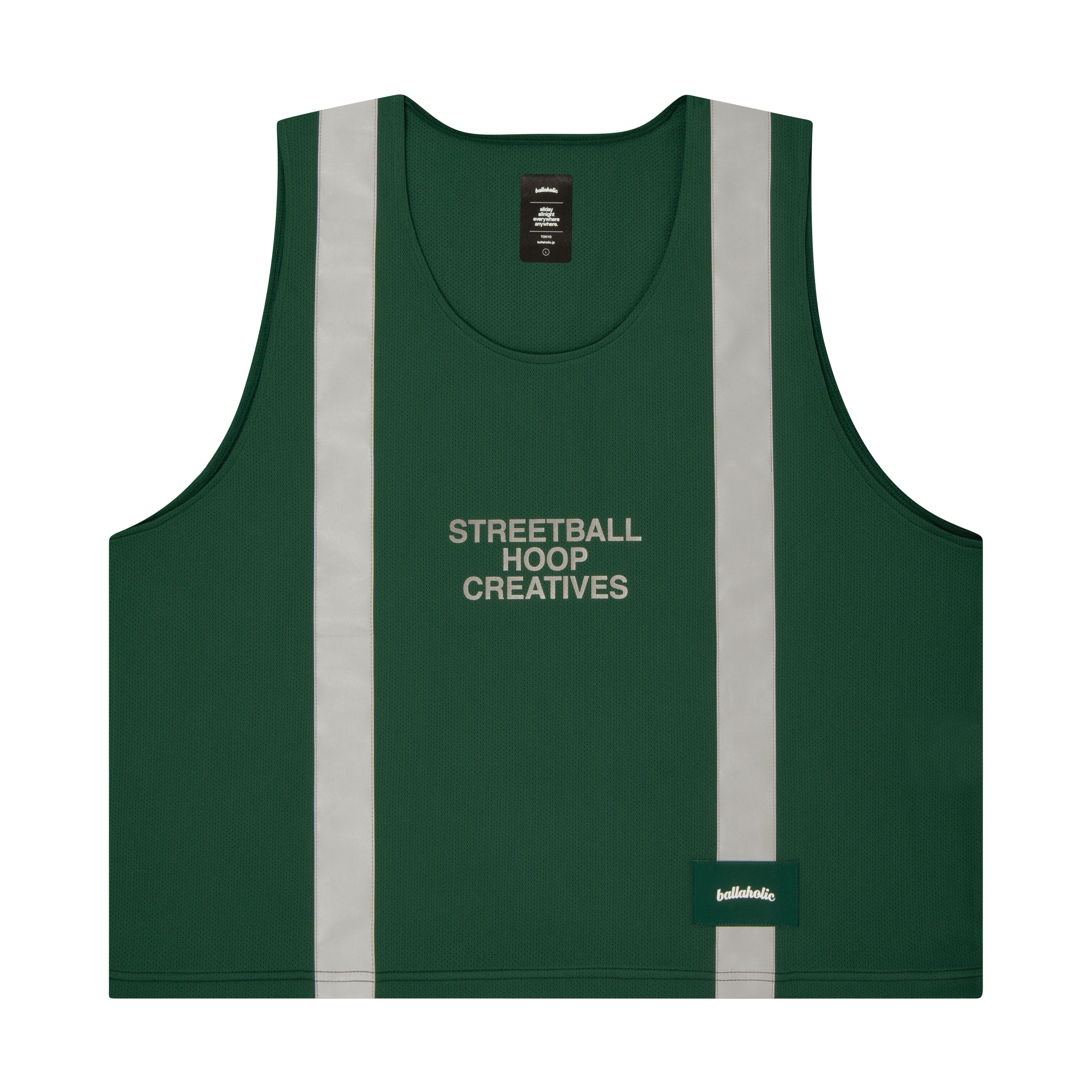 ballaholic-shc-hi-vis-vest-weste-dunkelgr-n-reflektor image 1
