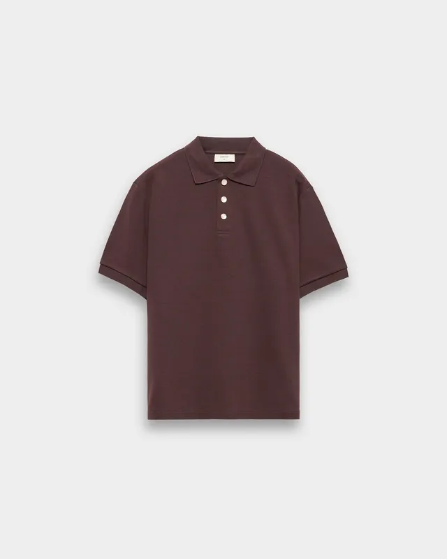 eightyfive-tops-interlock-poloshirt-chocolate-brown-regular image 1