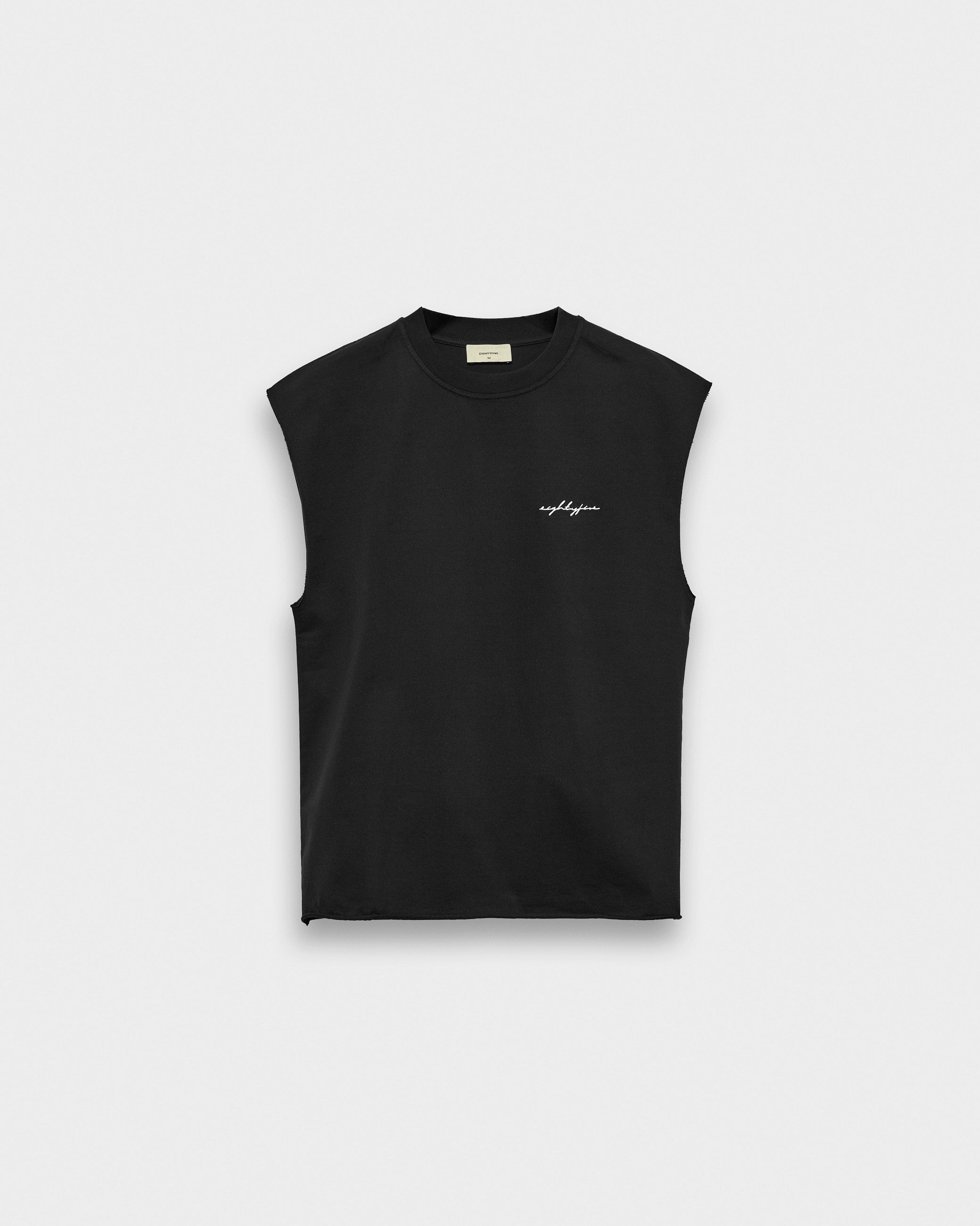 eightyfive-loose-tanktop-tank-top-schwarz-oversized-baumwolle image 1