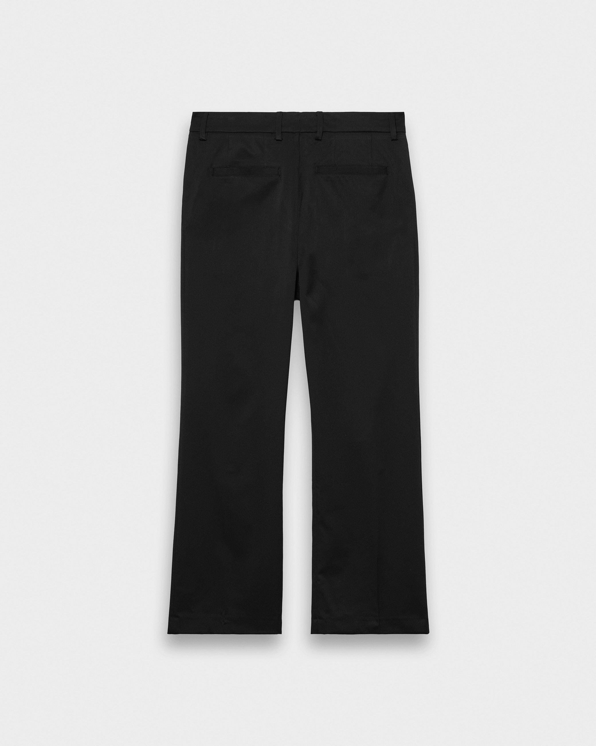 eightyfive-bottoms-flared-tailored-pants-black-elasthan image 2
