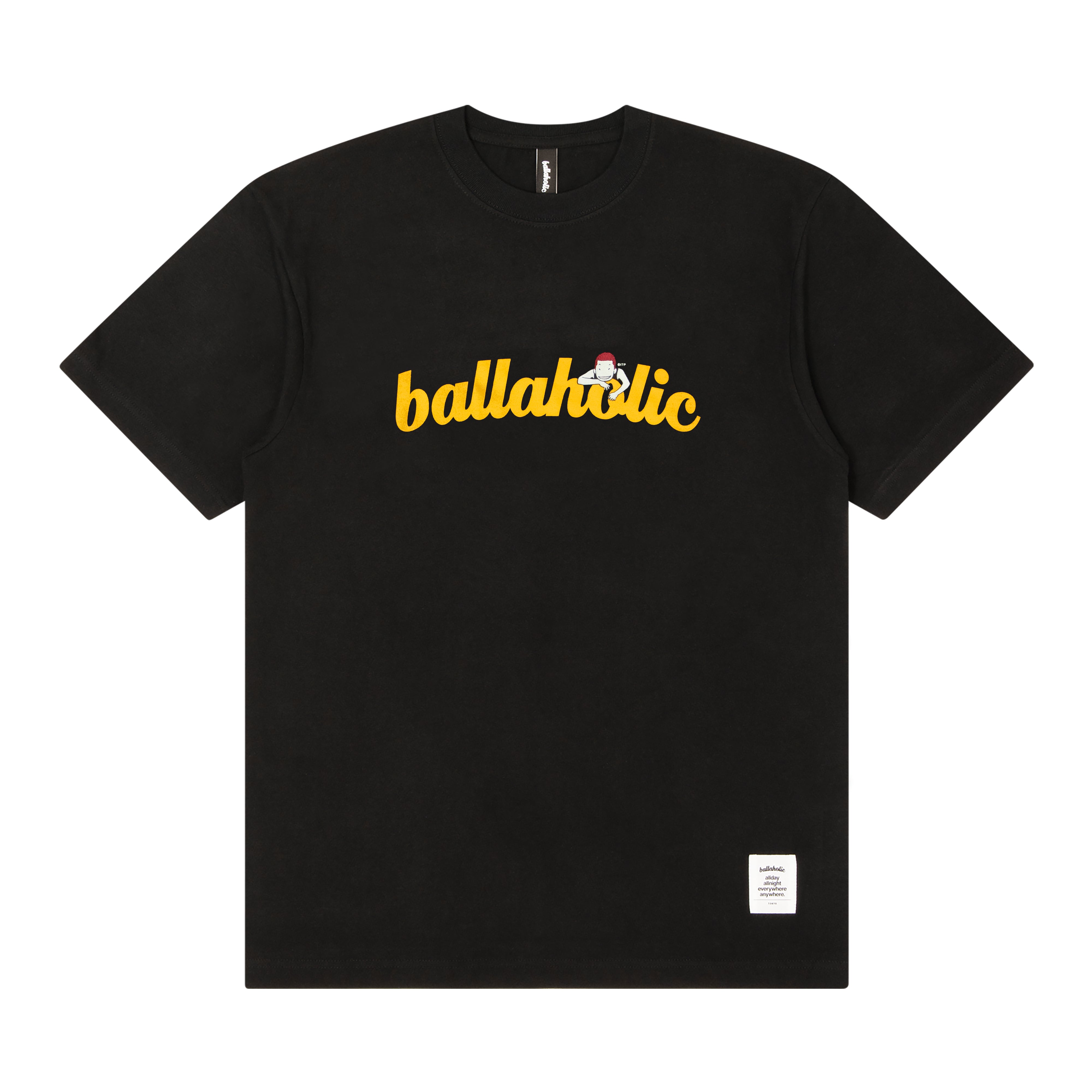 ballaholic-logo-tee-pick-up-playground-t-shirt-schwarz image 1