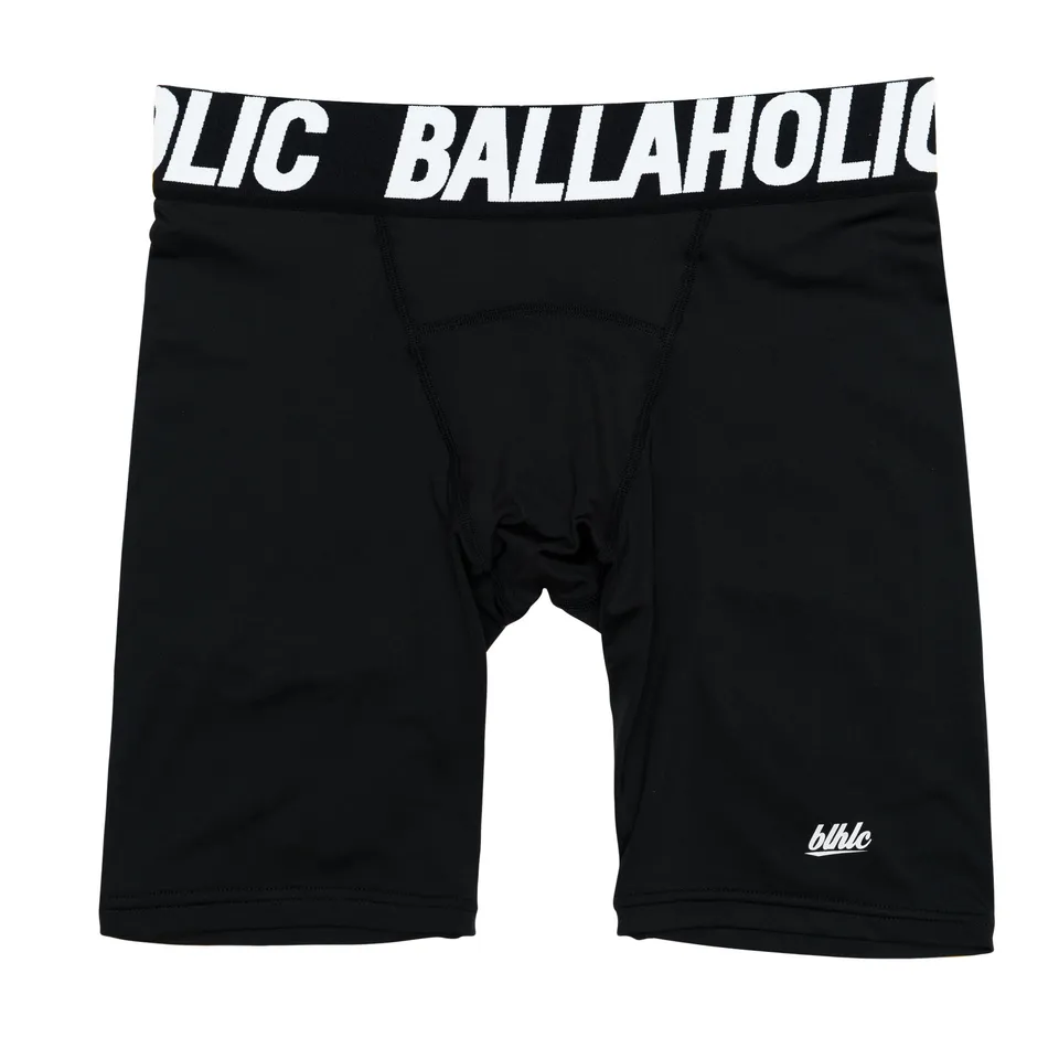 ballaholic-inner-wears-compression-short-tights-hose-black image 1