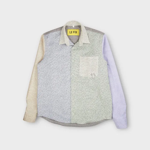 le-fix-glow-shirt-hemd-multi-wollmischung-regular image 1