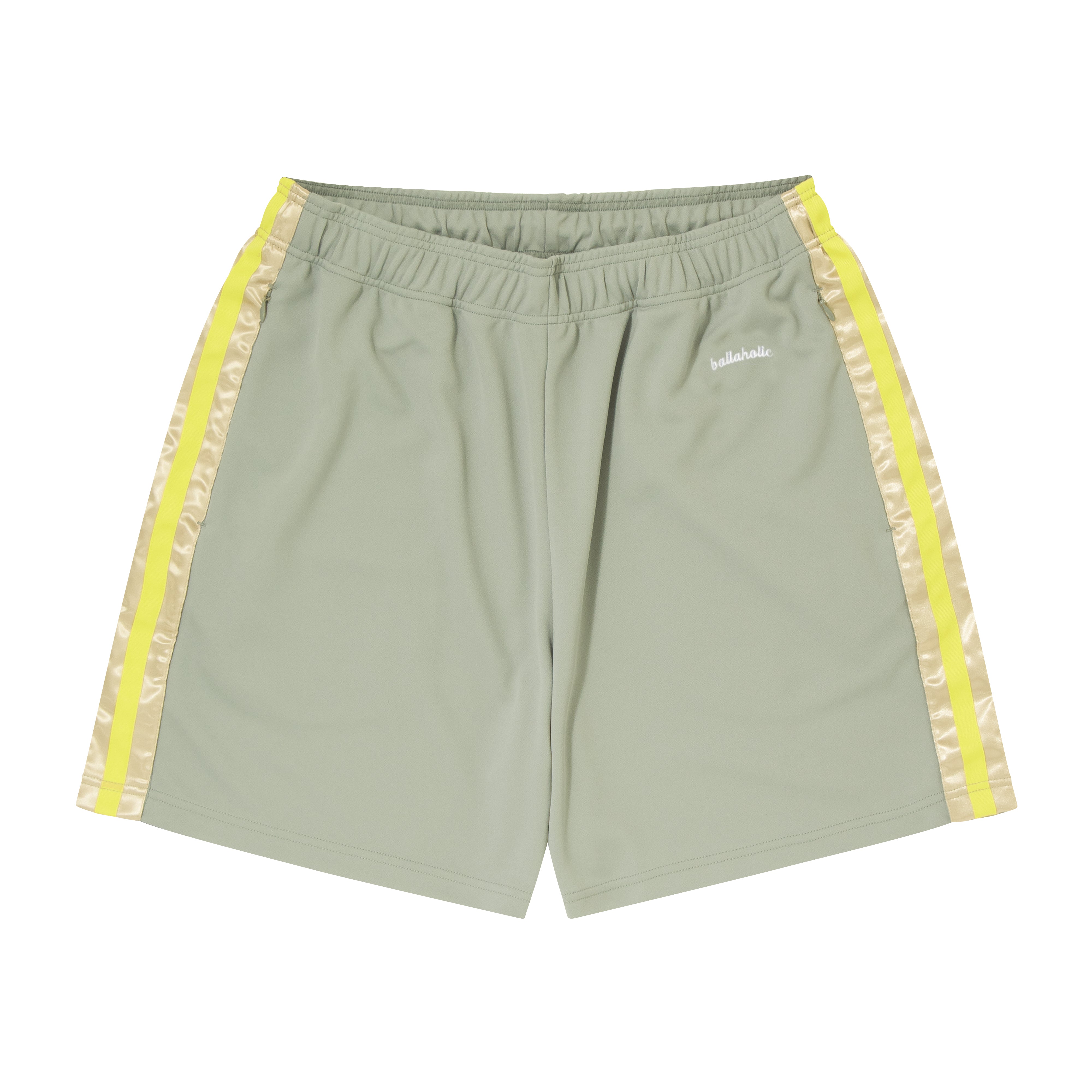 ballaholic-shorts-side-tape-jersey-shorts-basketballshorts-gray image 1