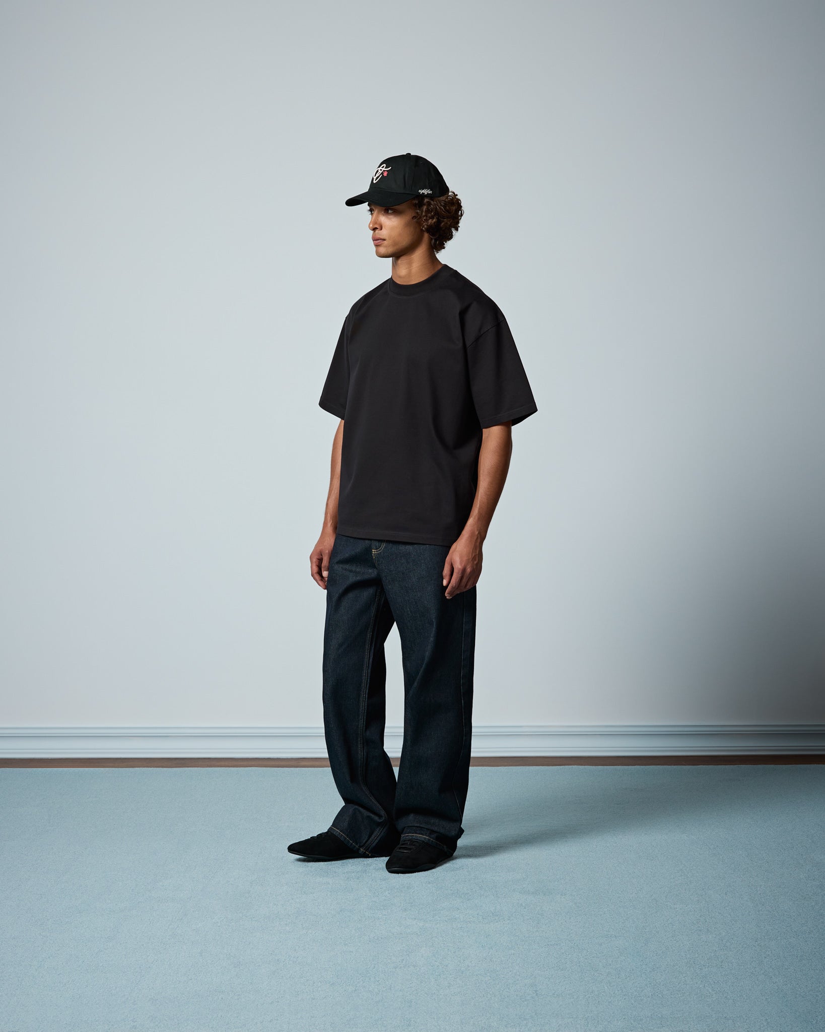 eightyfive-signature-oversized-t-shirt-black-320gsm-baumwolle image 5