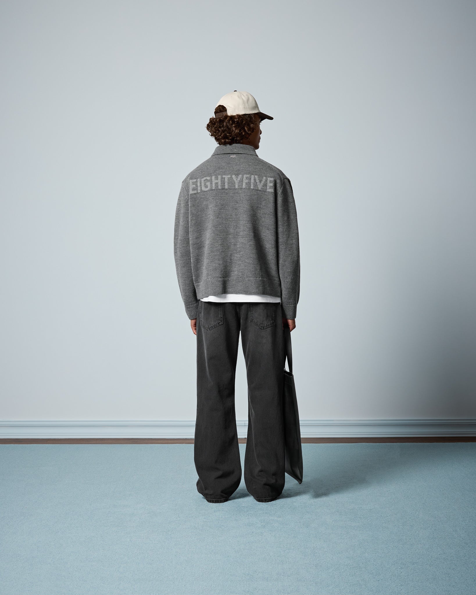 eightyfive-wool-blend-zip-cardigan-strickjacke-grau-relaxed image 6