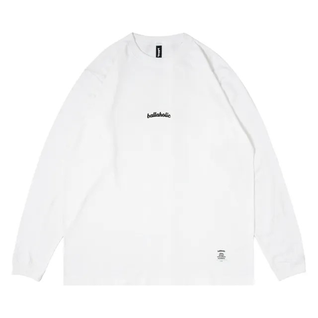 ballaholic-small-logo-long-tee-longsleeve-wei-schwarz image 1