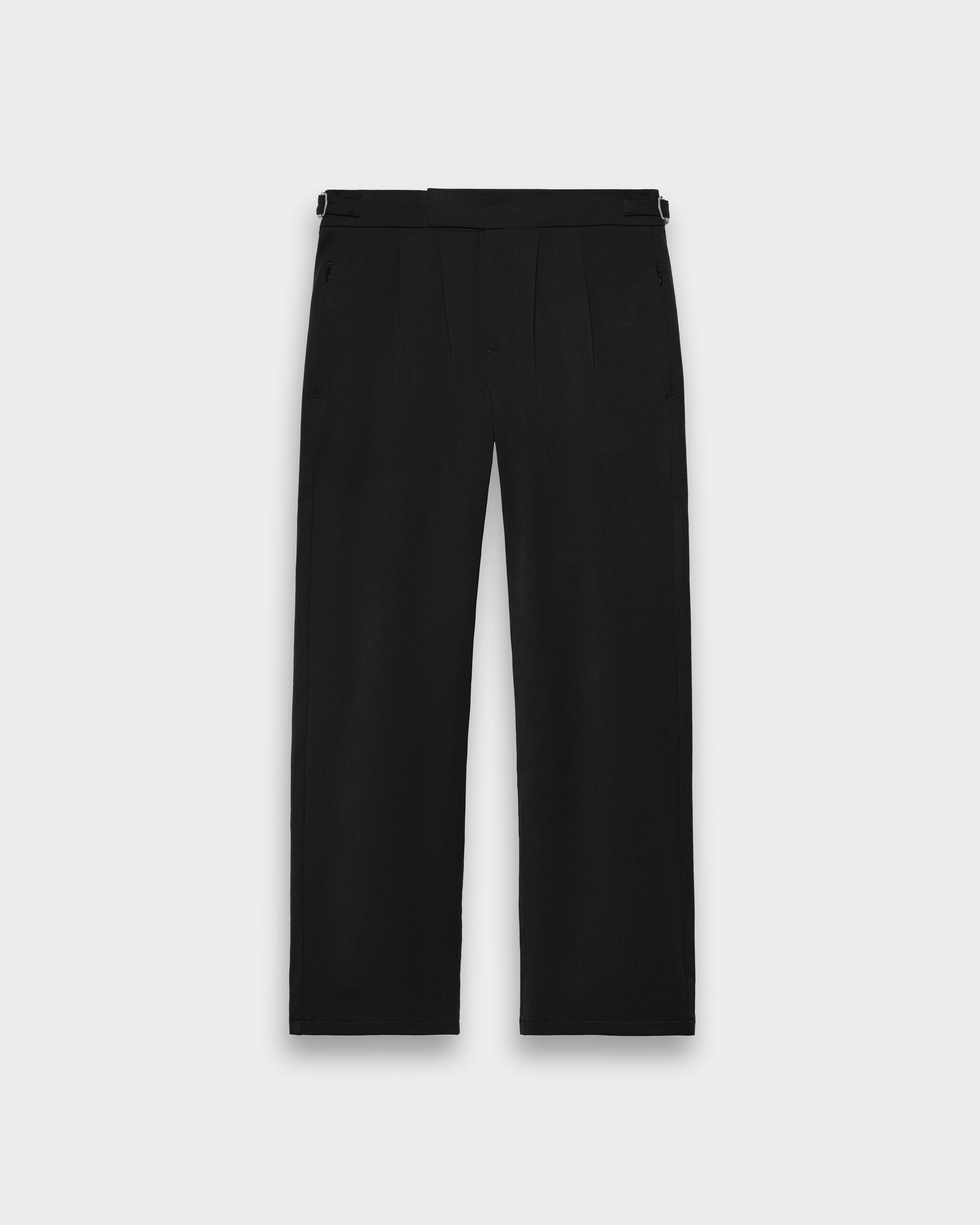 eightyfive-pleated-regular-tailored-pants-v2-hose-black image 1