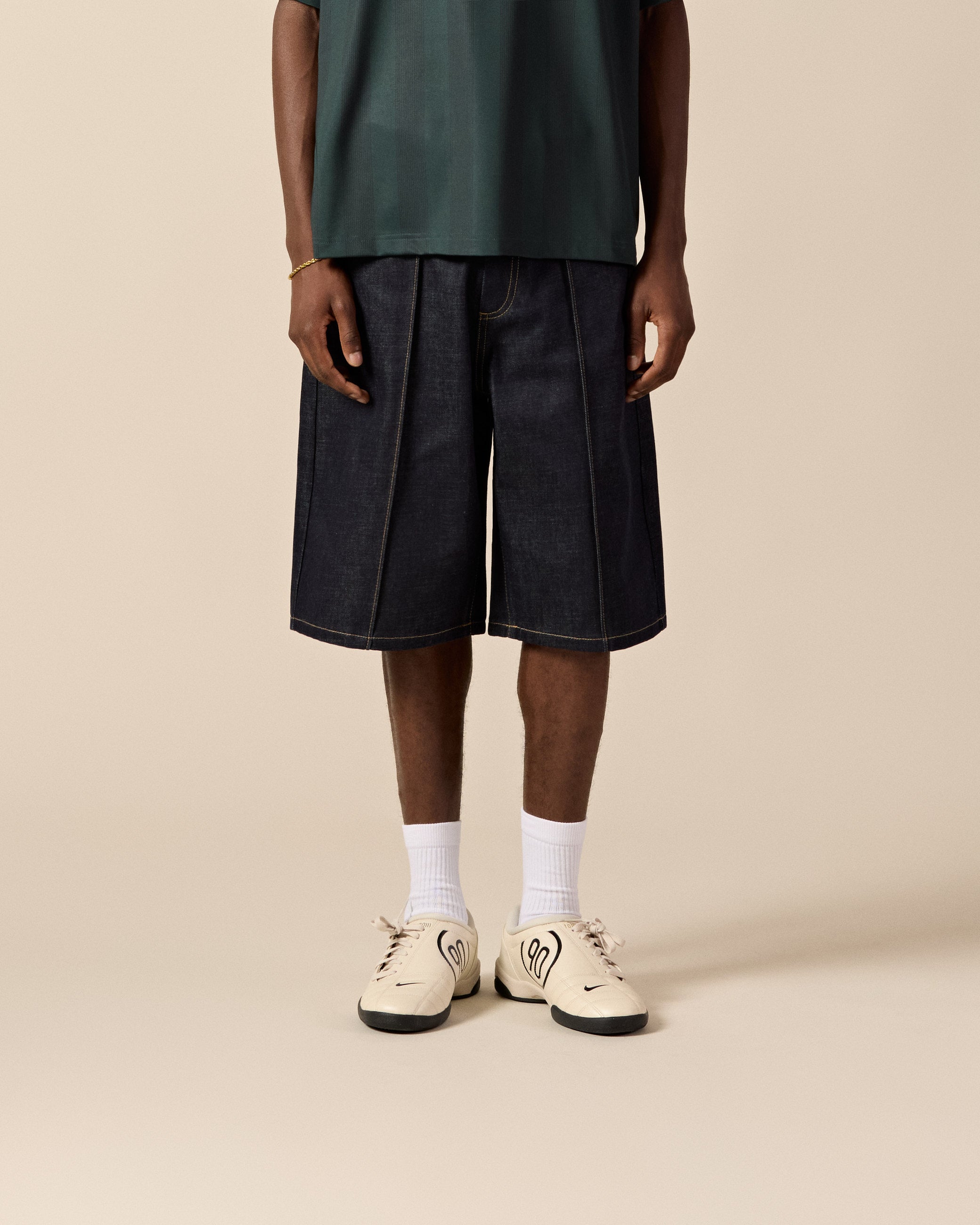 eightyfive-baggy-jorts-denim-shorts-raw-denim-naht image 3